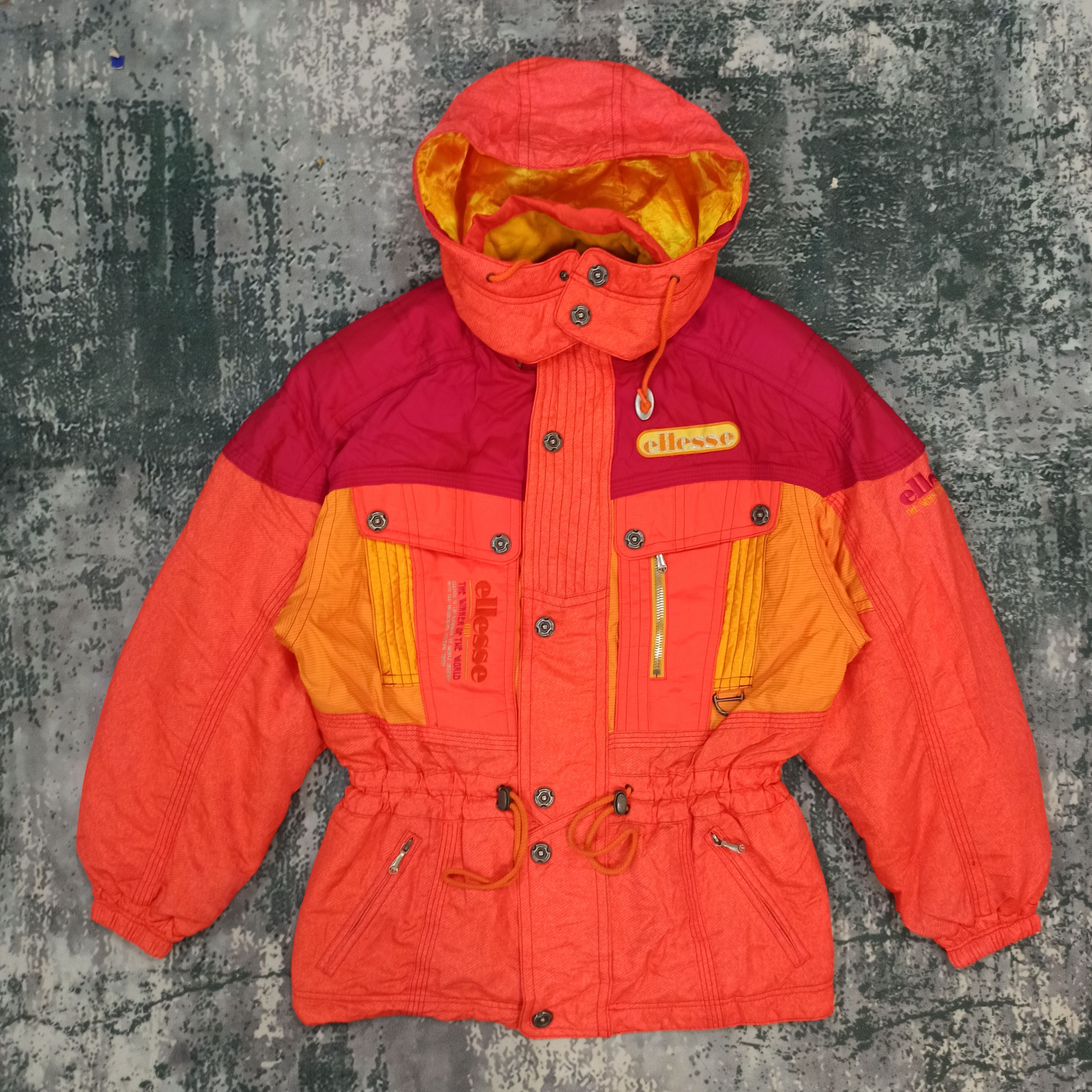Ellesse × Vintage Vintage Ellesse Hoodie Ski Jacket J1469 | Grailed