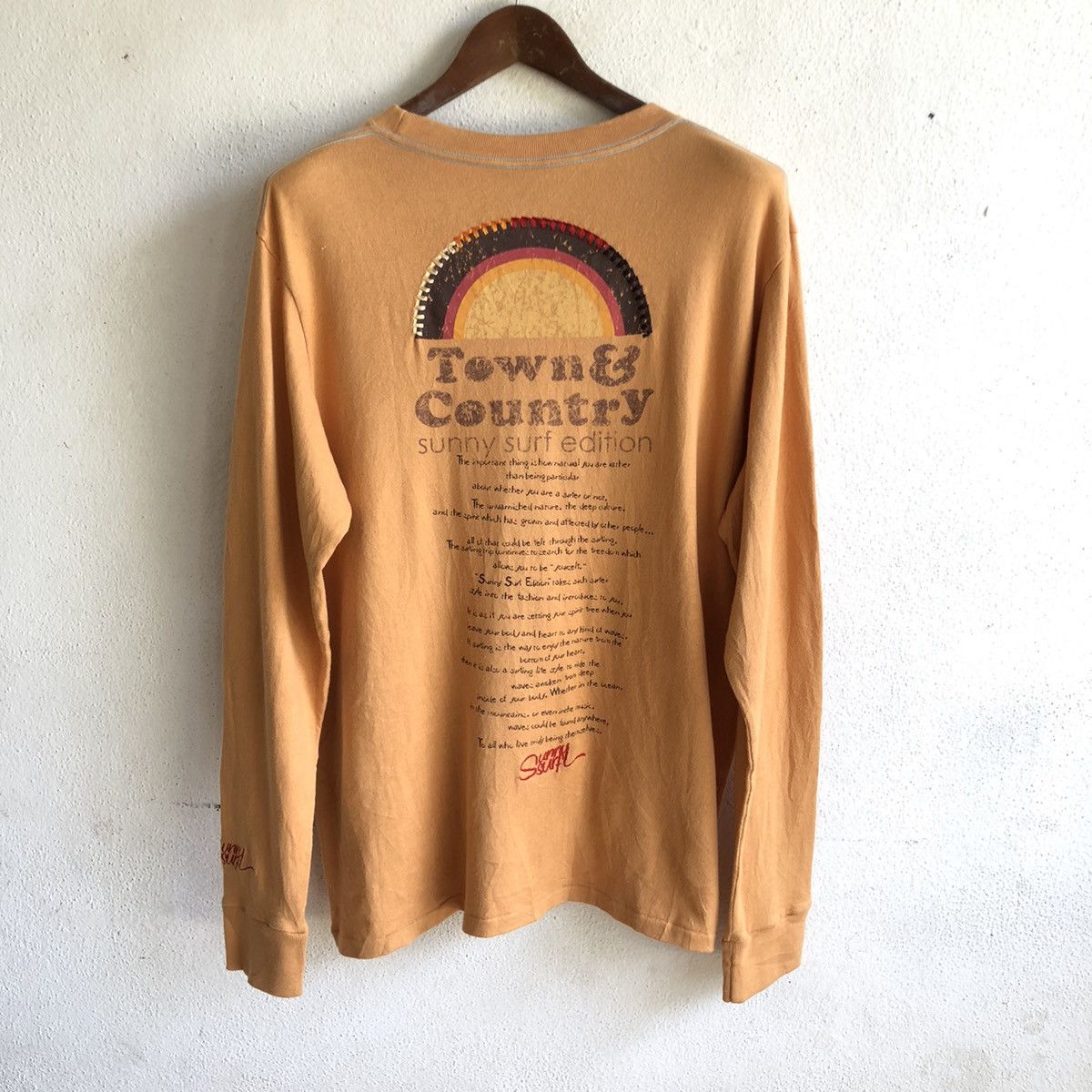Vintage vintage TOWN & COUNTRY embroidered long sleeve Size US L / EU 52-54 / 3 - 2 Thumbnail