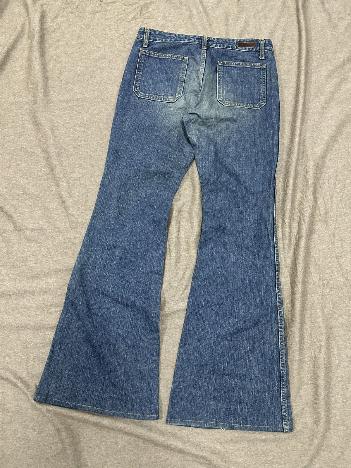 Big John × Japanese Brand × Vintage Vintage Big John Flare Bell Bottom Jean (Scovil Button) Size US 29 - 4 Thumbnail