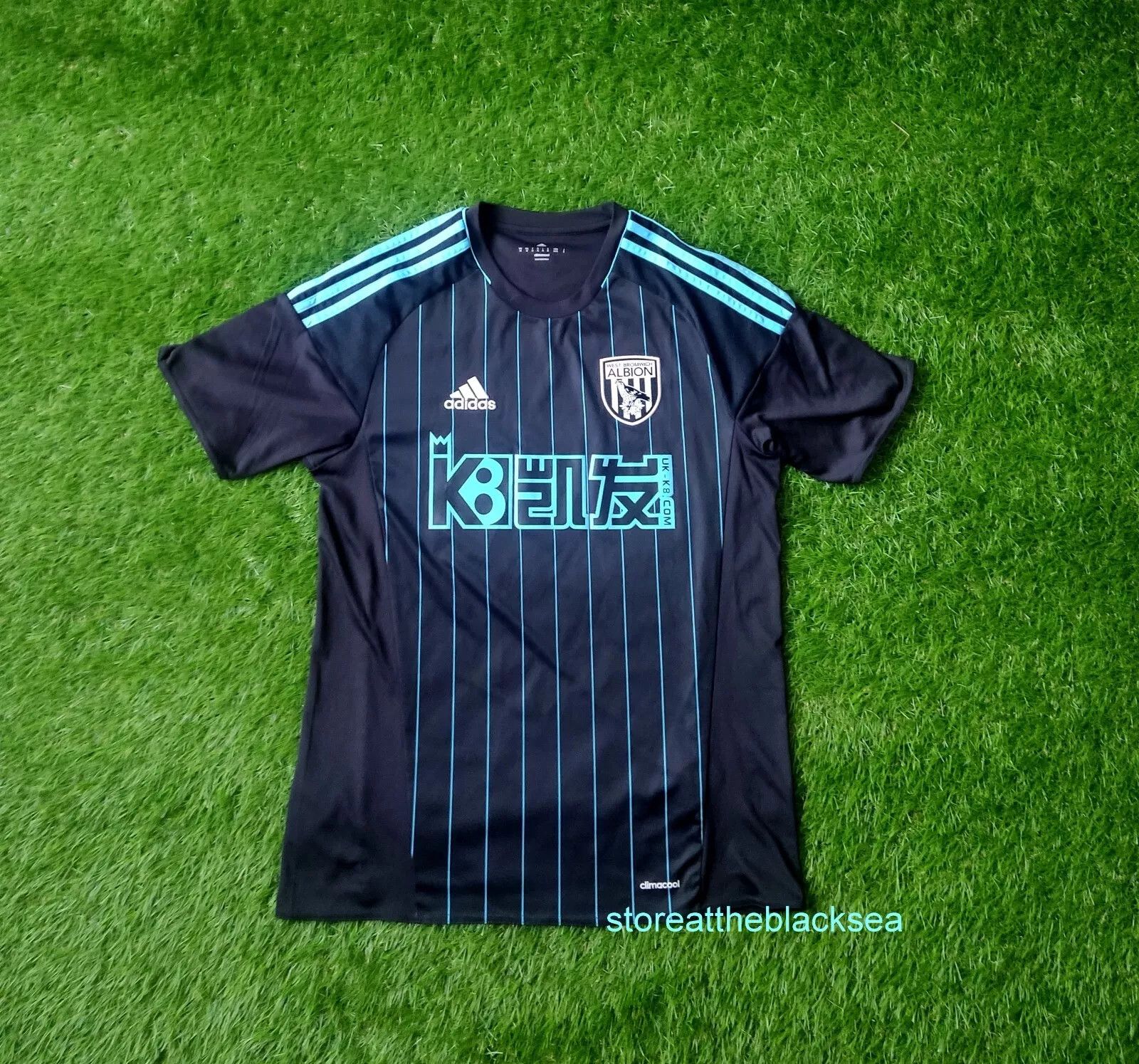 Adidas West Bromwich Albion 2016 2017 AWAY FOOTBALL JERSEY AY5651 Size US M / EU 48-50 / 2 - 1 Thumbnail