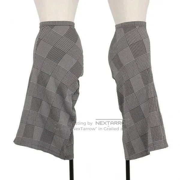 Comme des Garcons Comme Des Garcons size XS Black vintage houndstooth half s Size 23" - 1 Thumbnail
