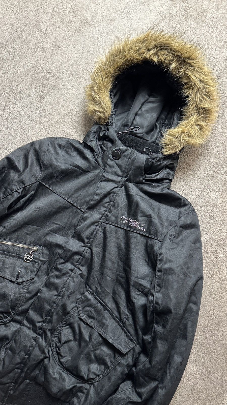 Japanese Brand Y2K faux fur faded jacket Ifsixwasnine Yohji LGB Goa vibe Size US XS / EU 42 / 0 - 3 Thumbnail