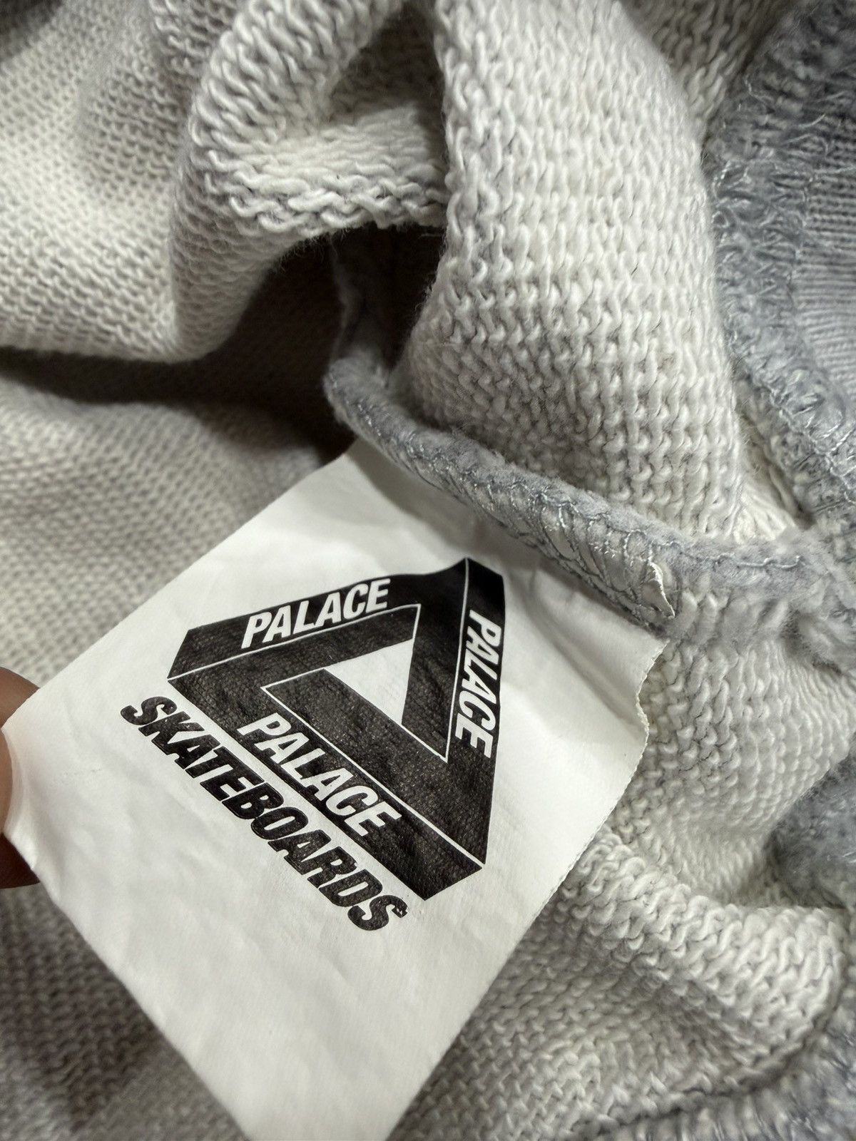 Palace Palace Hood Logo Hoodie Gray Size US M / EU 48-50 / 2 - 5 Thumbnail