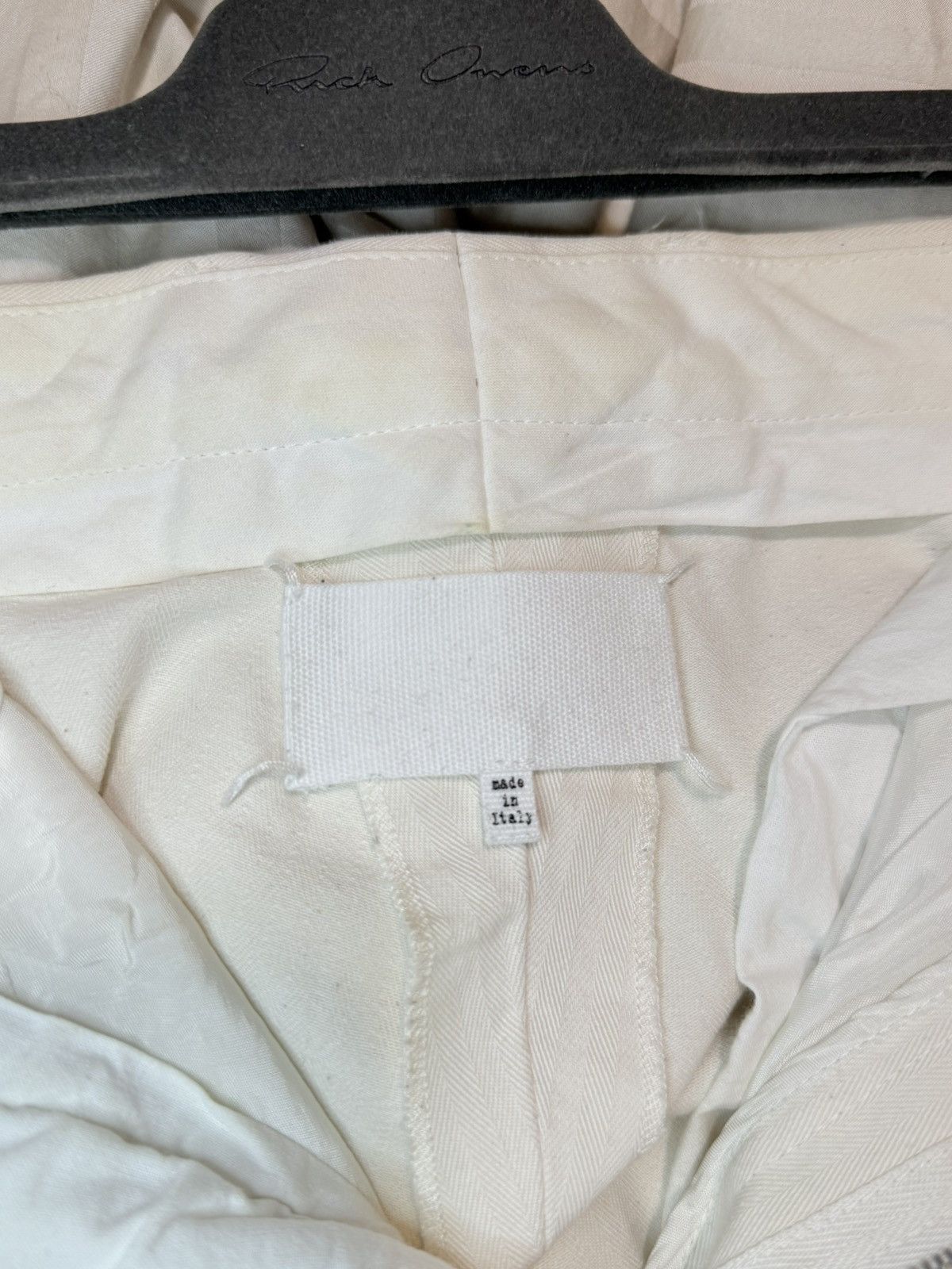 Maison Margiela Tailored Trousers Ivory AW21 Size 48S - 6 Thumbnail