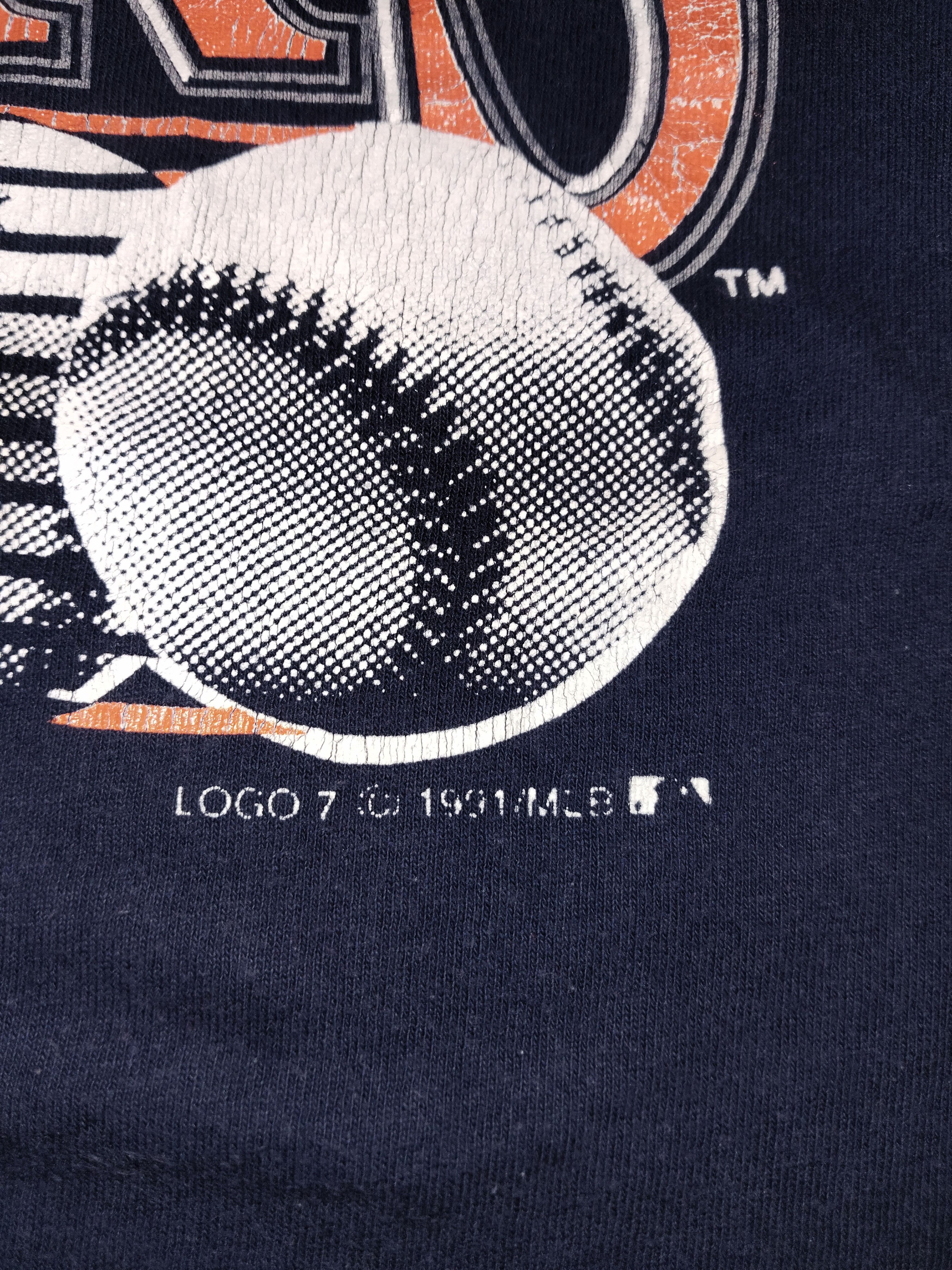 MLB Vintage 90's MLB DETROIT TIGERS x LOGO 7 Size US M / EU 48-50 / 2 - 2 Thumbnail