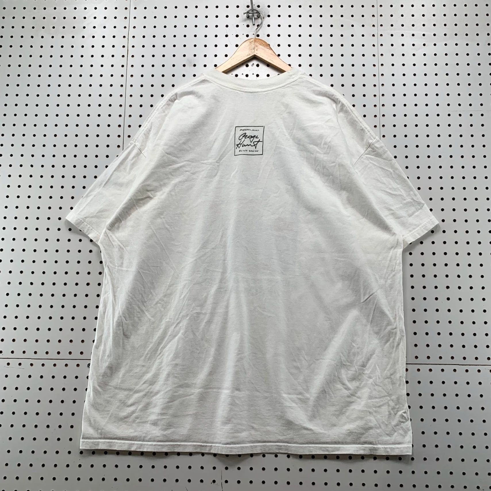 Hanes VINTAGE Beale St Memphis Music Festival Shirt Mens 3XL White Hanes Crew Neck T-Shirt Art Music Size US XXL / EU 58 / 5 - 4 Thumbnail