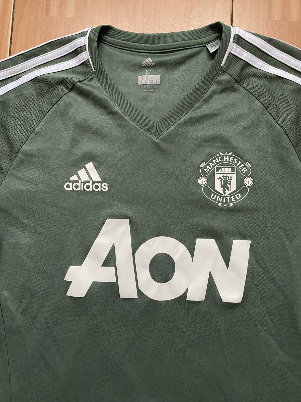 Adidas Adidas Manchester United Training Jersey Football Shirt Men Size US M / EU 48-50 / 2 - 3 Thumbnail