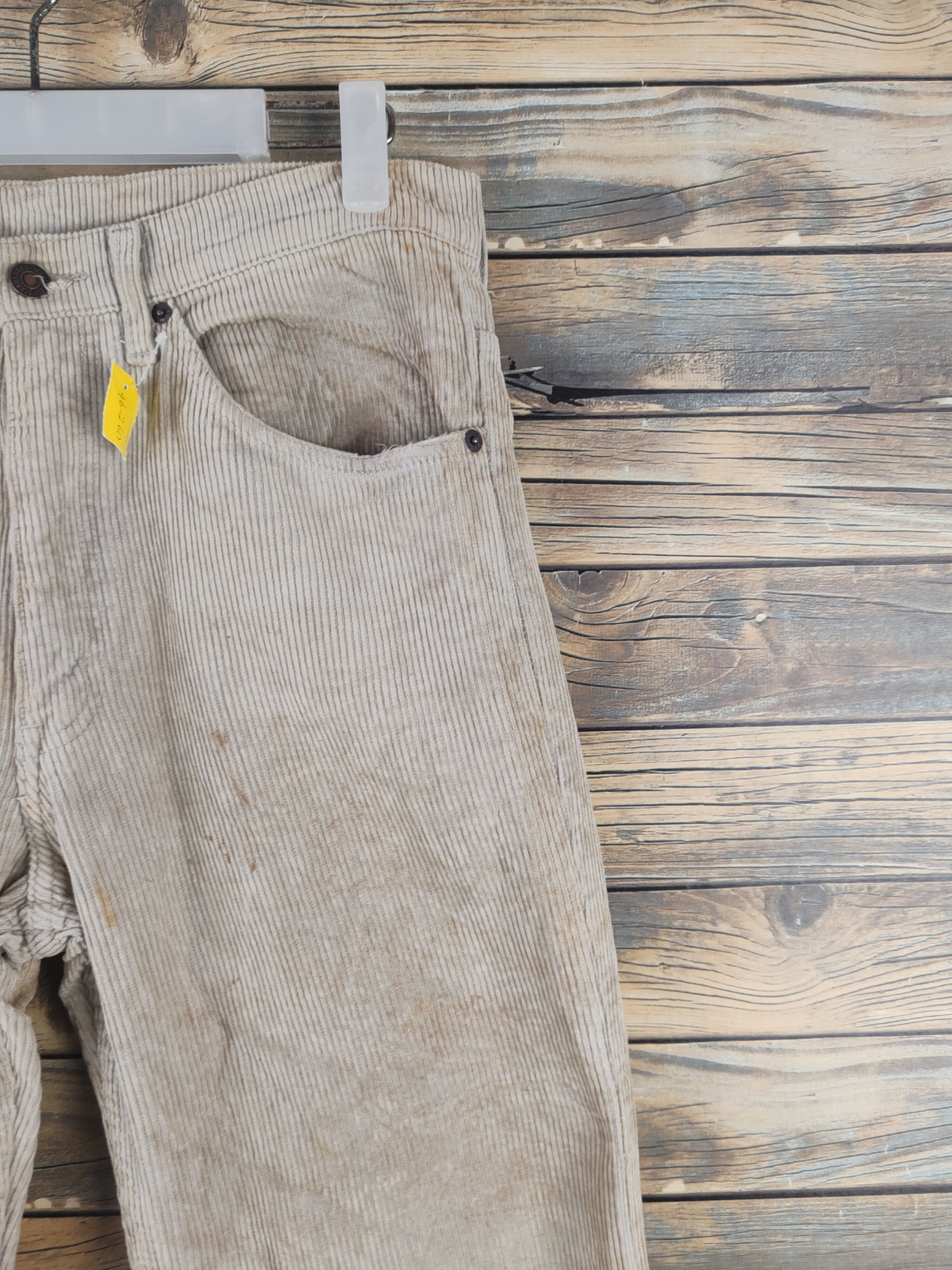 Levi's DL Levi's Beige Multipocket Corduroy Pants #46-260T Size US 31 - 5 Thumbnail