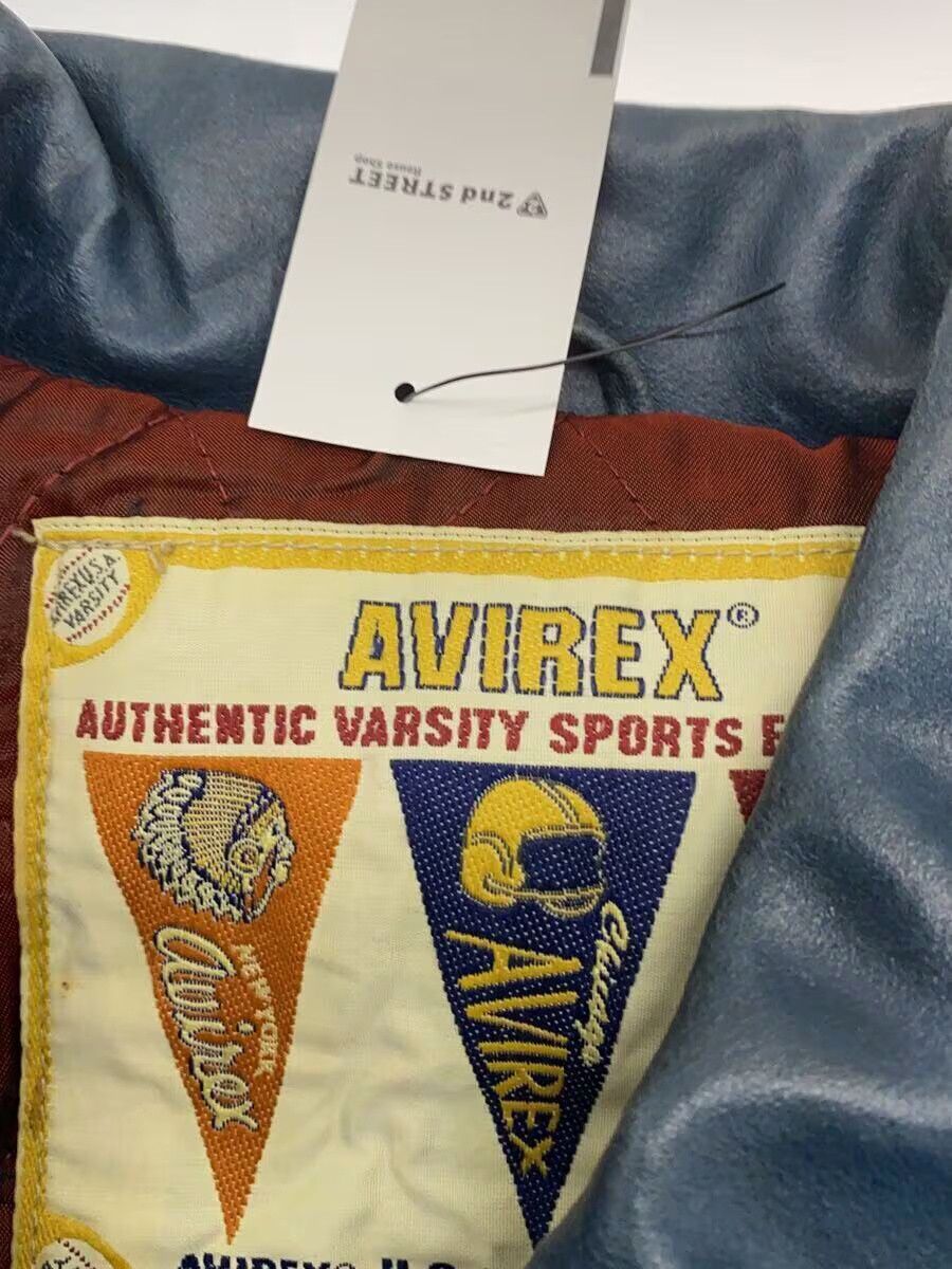 Avirex Avirex 90s Goalers Jkt Cowhide Lthr Jkt Blouson Navy Size US S / EU 44-46 / 1 - 3 Thumbnail
