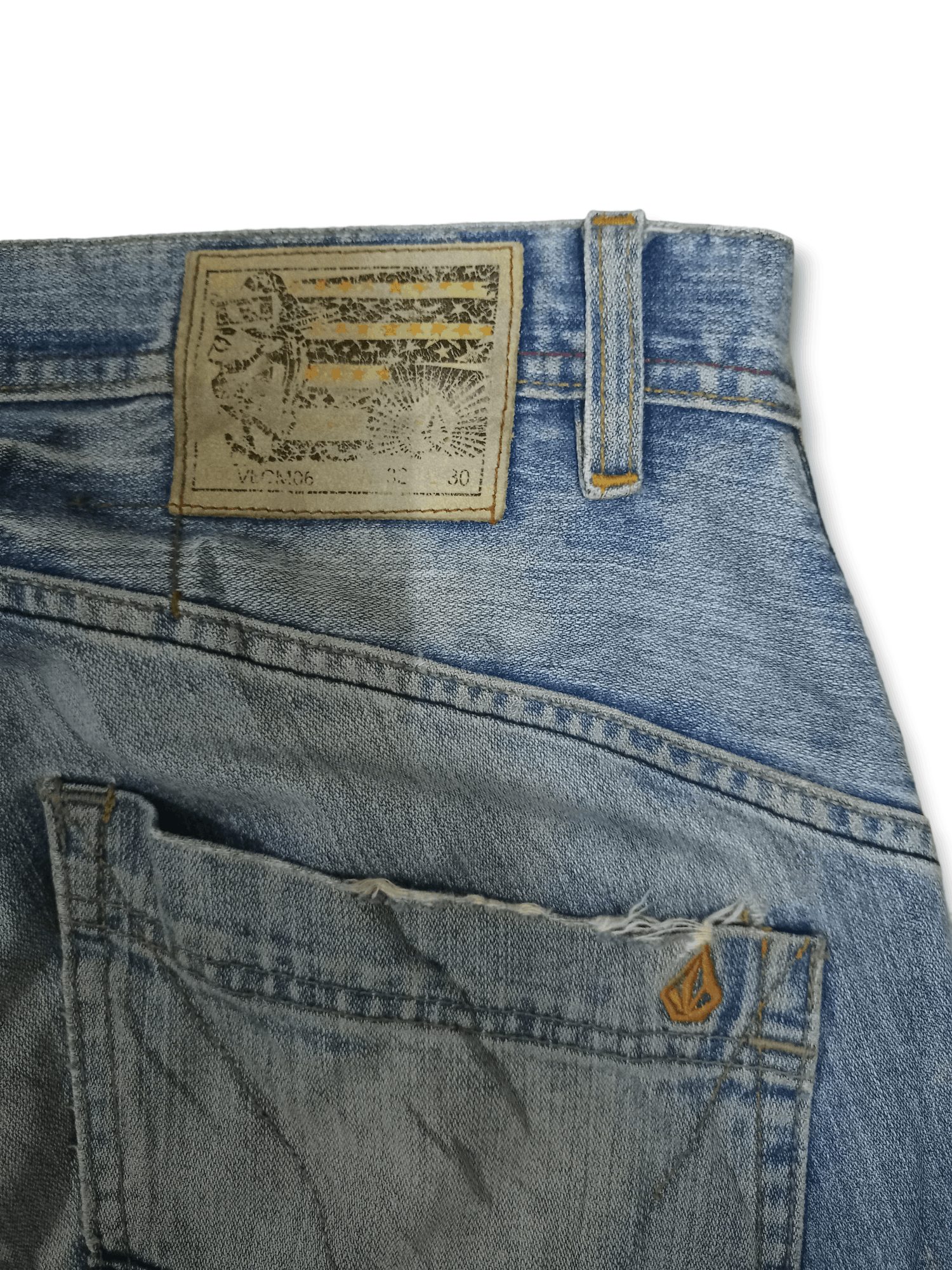 Volcom Vintage VLCM 06 Liberated Volcom Curved Baggy Jeans Size US 34 / EU 50 - 9 Thumbnail