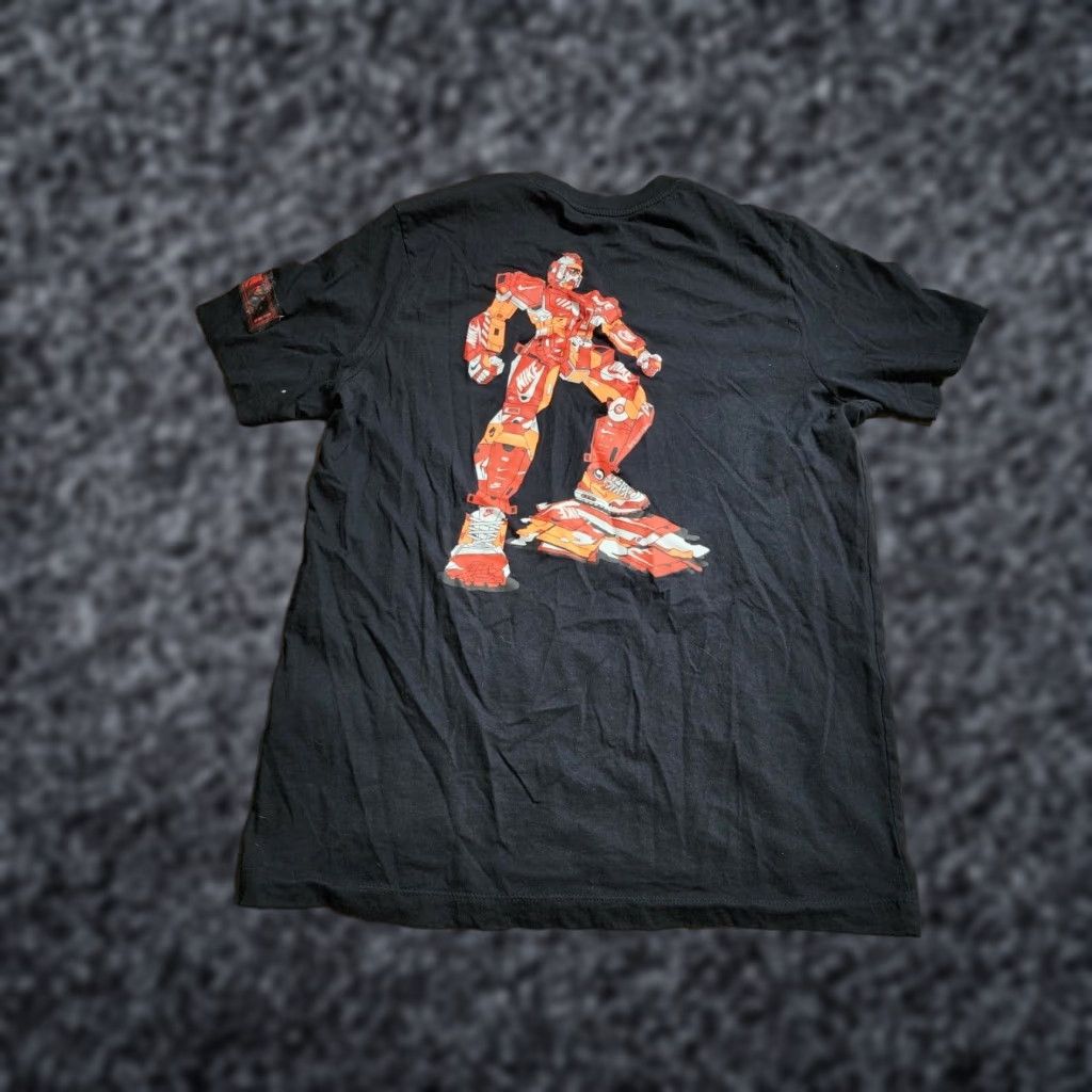 Nike Mens L NIKE TEE “ROBOT MECH SWOOSH BOX” GRAPHIC T Shirt Double Sided Size US L / EU 52-54 / 3 - 1 Thumbnail