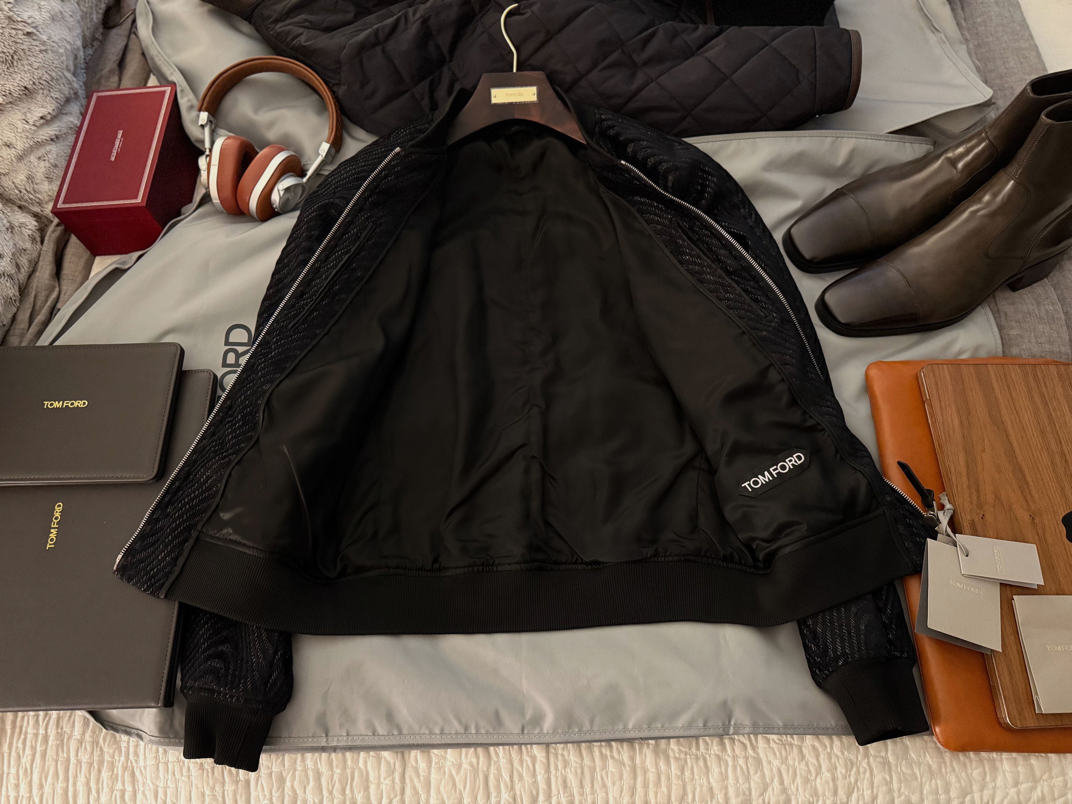 Tom Ford Best Dressed NWT Rare $4K w/tax TOM FORD Jacquard Bomber Size US M / EU 48-50 / 2 - 12 Thumbnail