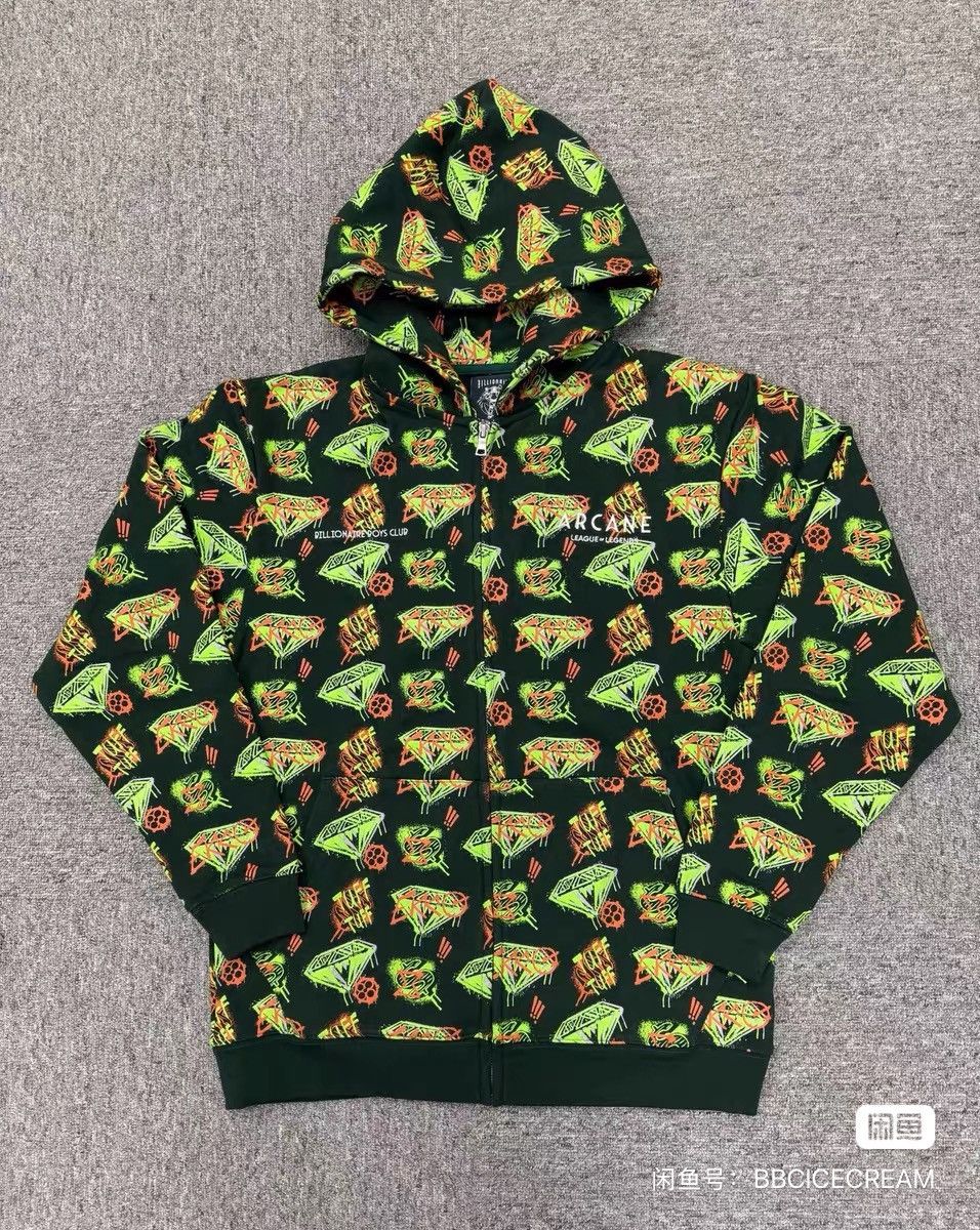 Billionaire Boys Club Billionaire Boys Club diamonds and dollars hoodie jacket Size US M / EU 48-50 / 2 - 1 Thumbnail