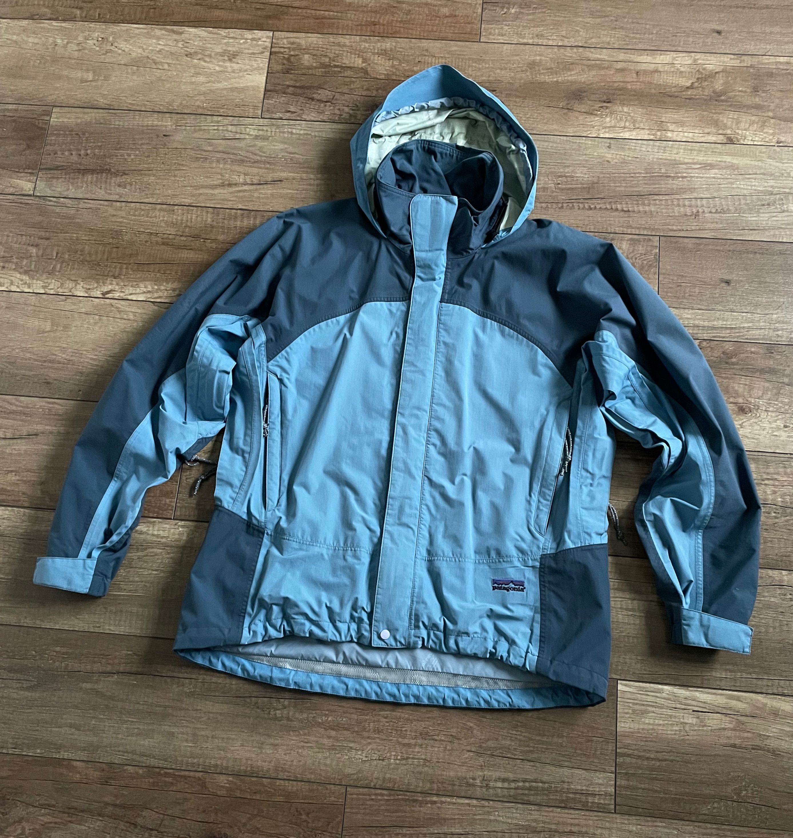Patagonia Vintage Patagonia GoreTex XCR Blue Hooded Windbreaker Jacket Size M / US 6-8 / IT 42-44 - 2 Thumbnail