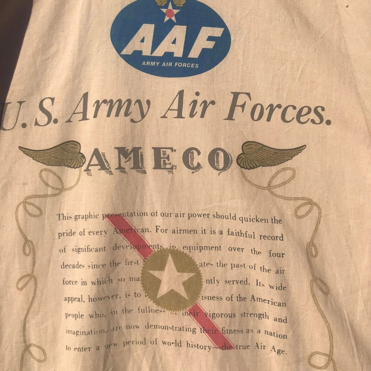 Vintage RARE🔥 Vintage U.s Army Air Force Ameco Bomber Jacket Size US L / EU 52-54 / 3 - 21 Thumbnail