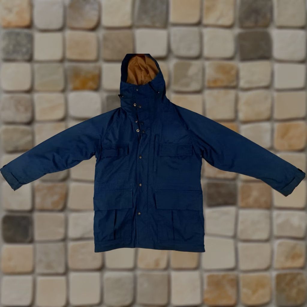 Vintage VINTAGE Stearns Jacket Parka XL Men Blue Canvas Zip&Button 3M Lining Outdoor USA Hunting Pockets Size US XL / EU 56 / 4 - 1 Thumbnail