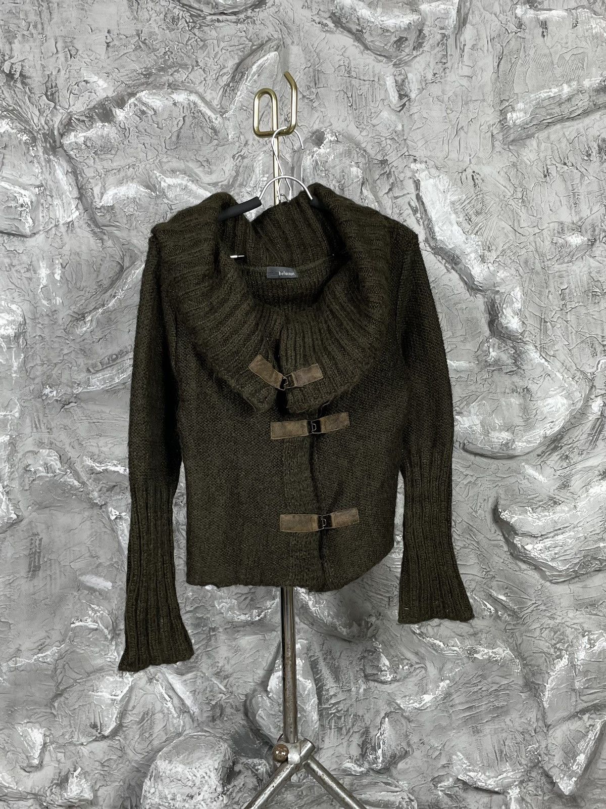14th Addiction × Japanese Brand × Le Grande Bleu (L.G.B.) Vintage Multifunctional Knit Cardigan Junya Watanabe Style Size US S / EU 44-46 / 1 - 12 Thumbnail