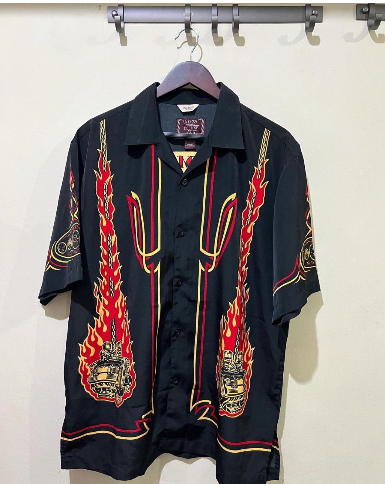 Bc Ethic × Vintage La Rocka by BC Ethic Flame Shirt Vintage | Grailed