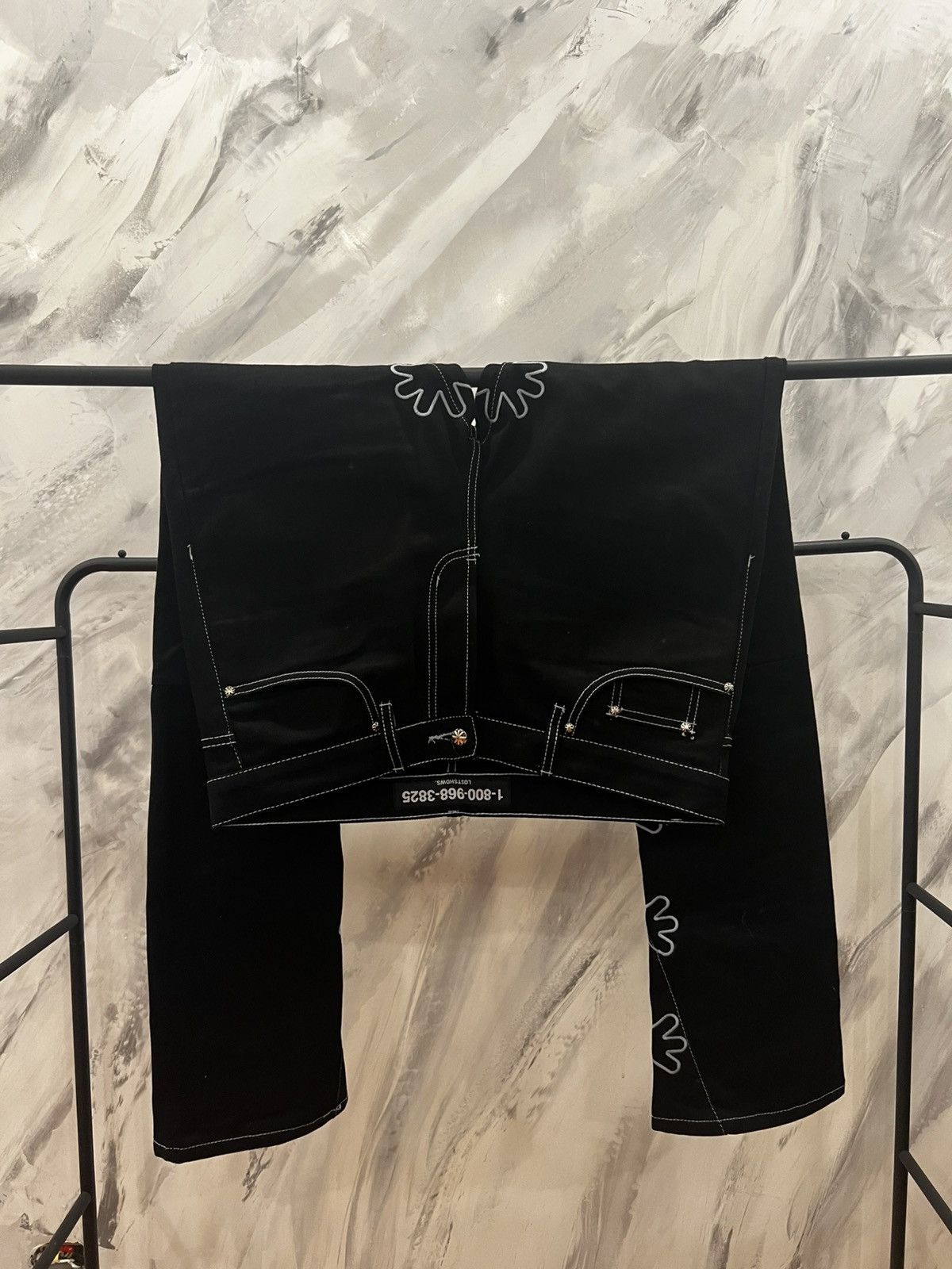 LOSTSHDWS LOSTSHDWS ROYAL OUTLINE JEANS SIZE 36 Size US 36 / EU 52 - 3 Thumbnail