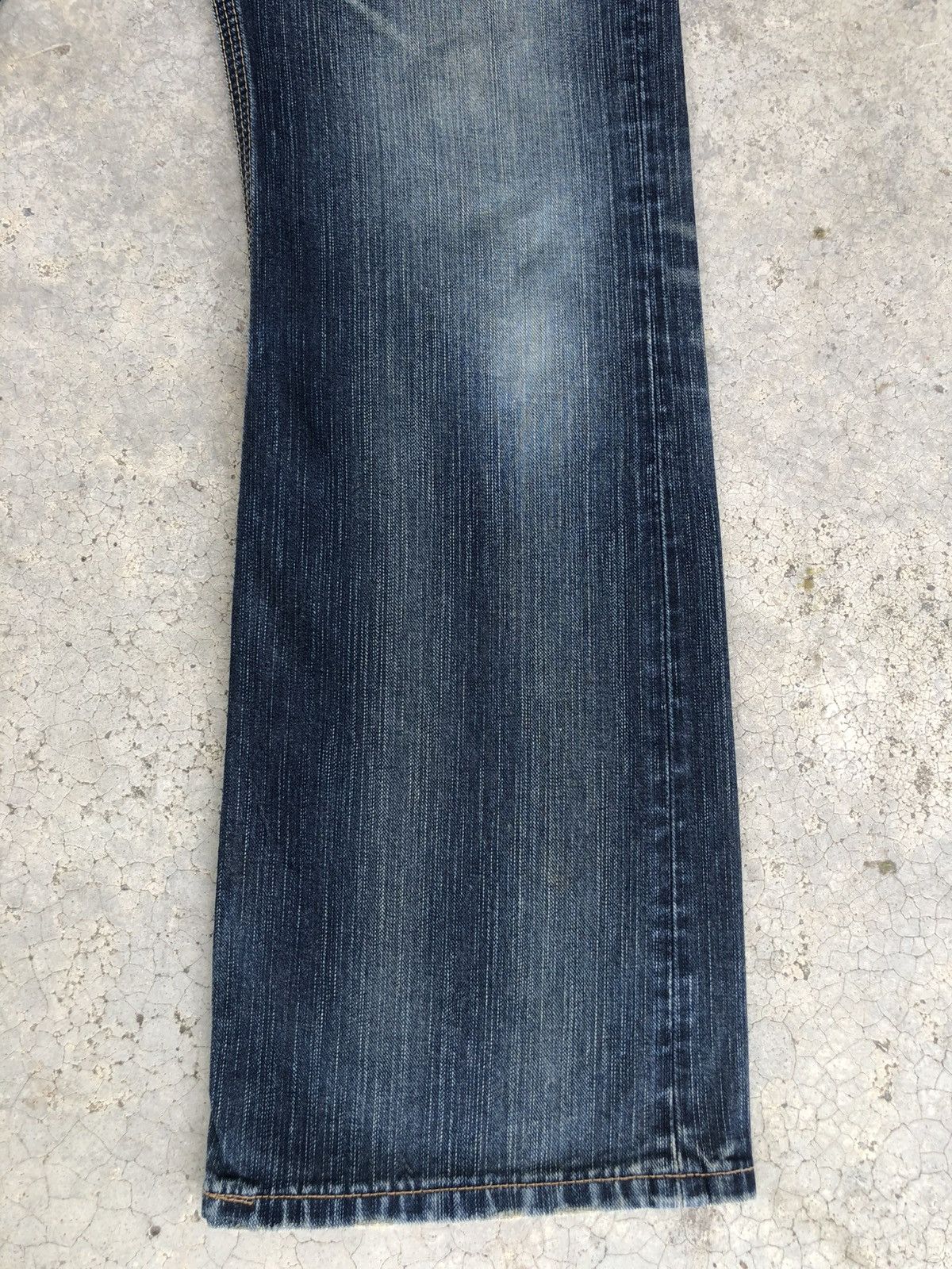 If Six Was Nine Edwin XVS Flared Jeans Bootcut Distressed Jeans Buckle back Size US 34 / EU 50 - 7 Thumbnail