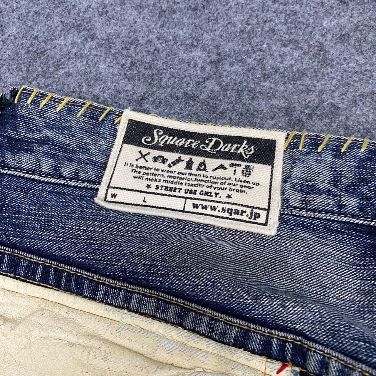 Edwin 💥Best Offer💥Vintage Edwin X Square Dark Distressed Denim Size US 36 / EU 52 - 18 Thumbnail