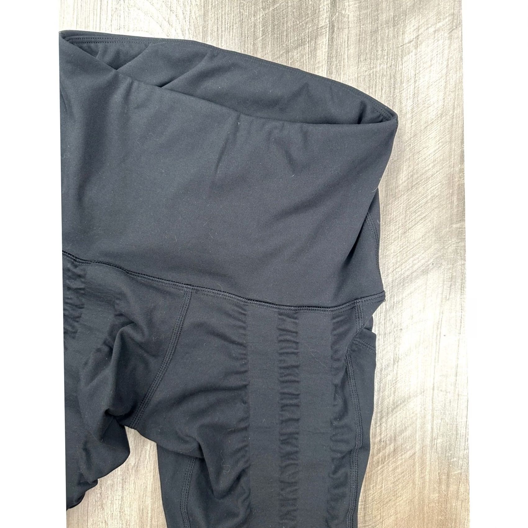 Vintage Sweetflexx Black High Rise Pockets Full Length Leggings - 4 Women Size 4 Regular Compression Polyester Spandex Leggings Size 27" / US 4 / IT 40 - 5 Thumbnail