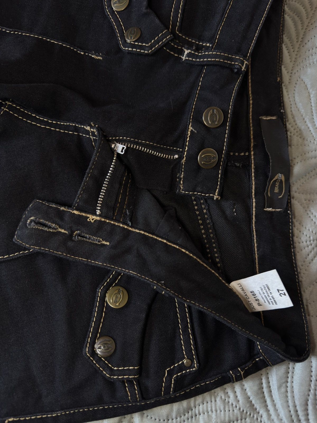 Just Cavalli Vintage Y2K Just Cavalli Low-Rise Jeans Size 27" / US 4 / IT 40 - 7 Thumbnail