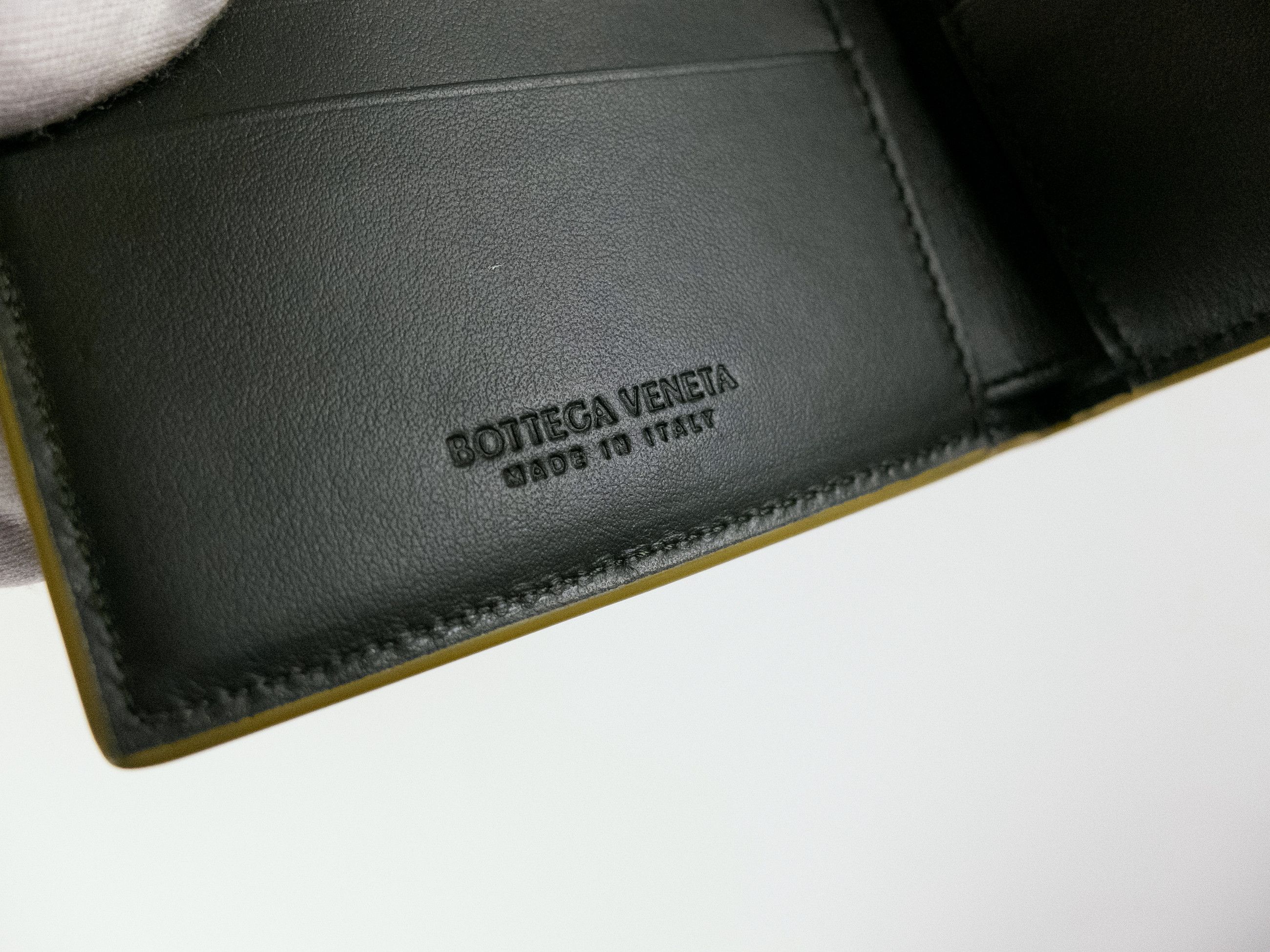 Bottega Veneta BOTTEGA VENETA green intrecciato woven leather bifold wallet Size ONE SIZE - 5 Thumbnail