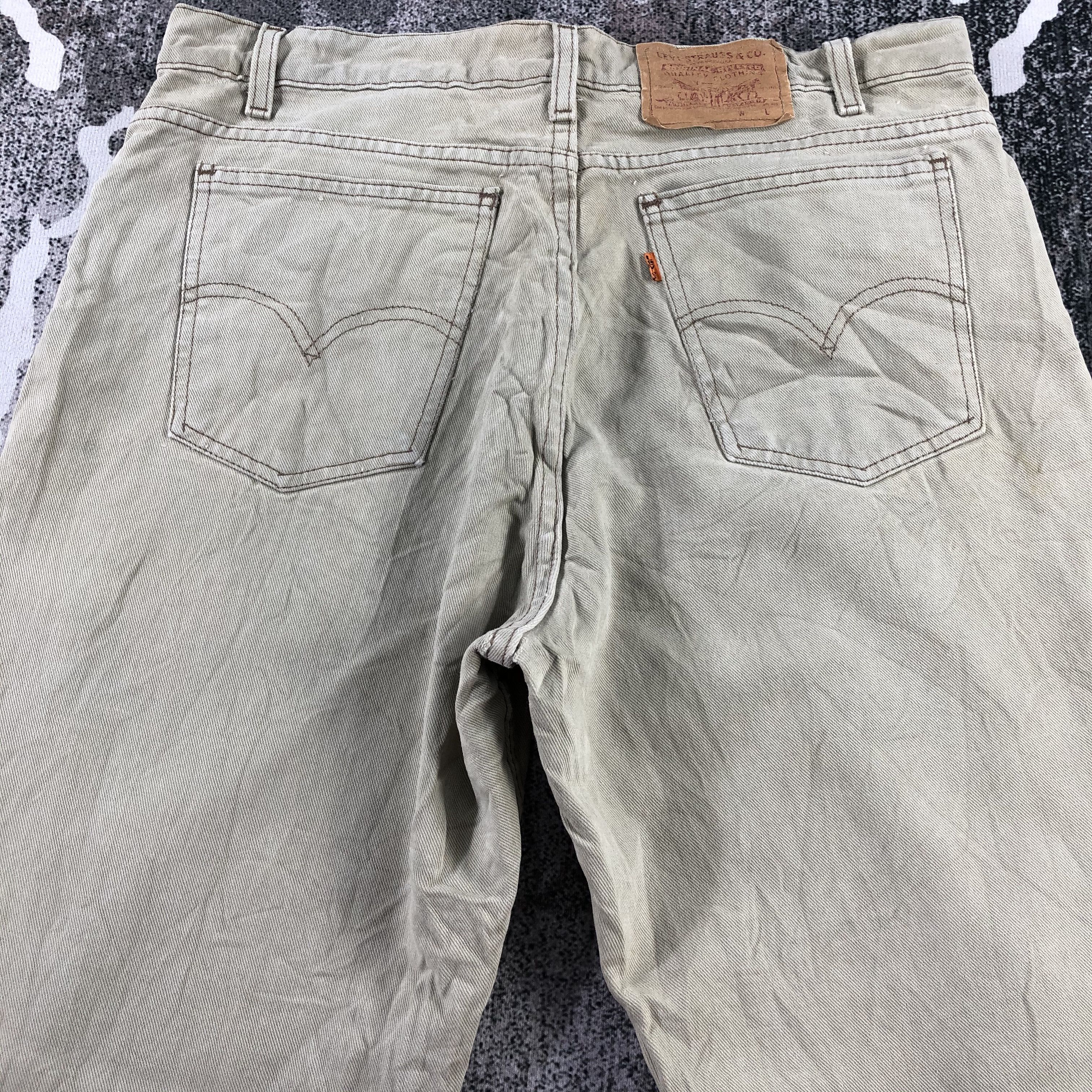 Levi's Vintage 90s Levi's 550 Jeans Orange Tab Denim KJ1410 Size US 35 - 4 Thumbnail