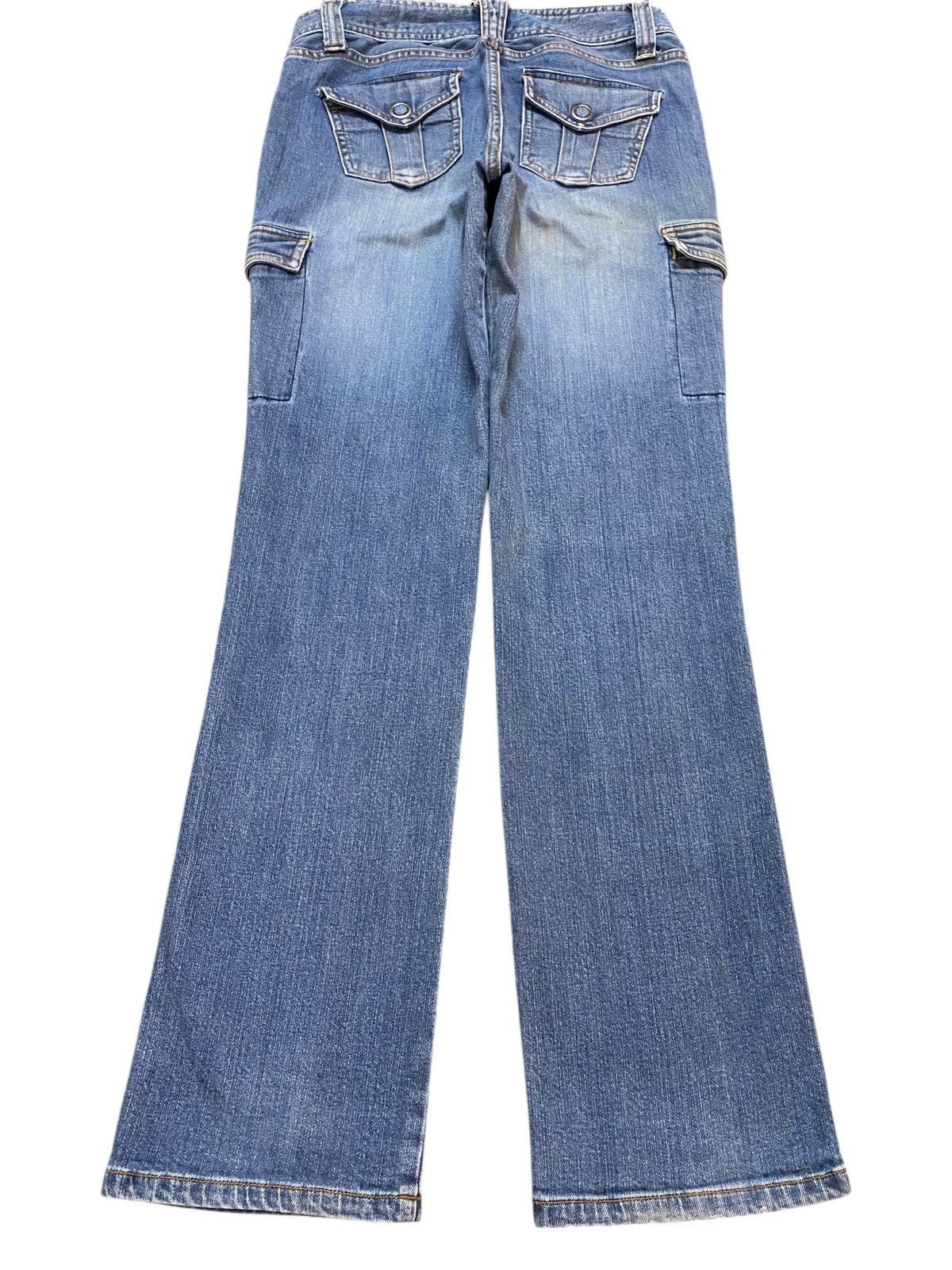 Japanese Brand Japanese Brand Blue Wash Carpenter Cargo Slim Jeans Size US 30 / EU 46 - 2 Thumbnail