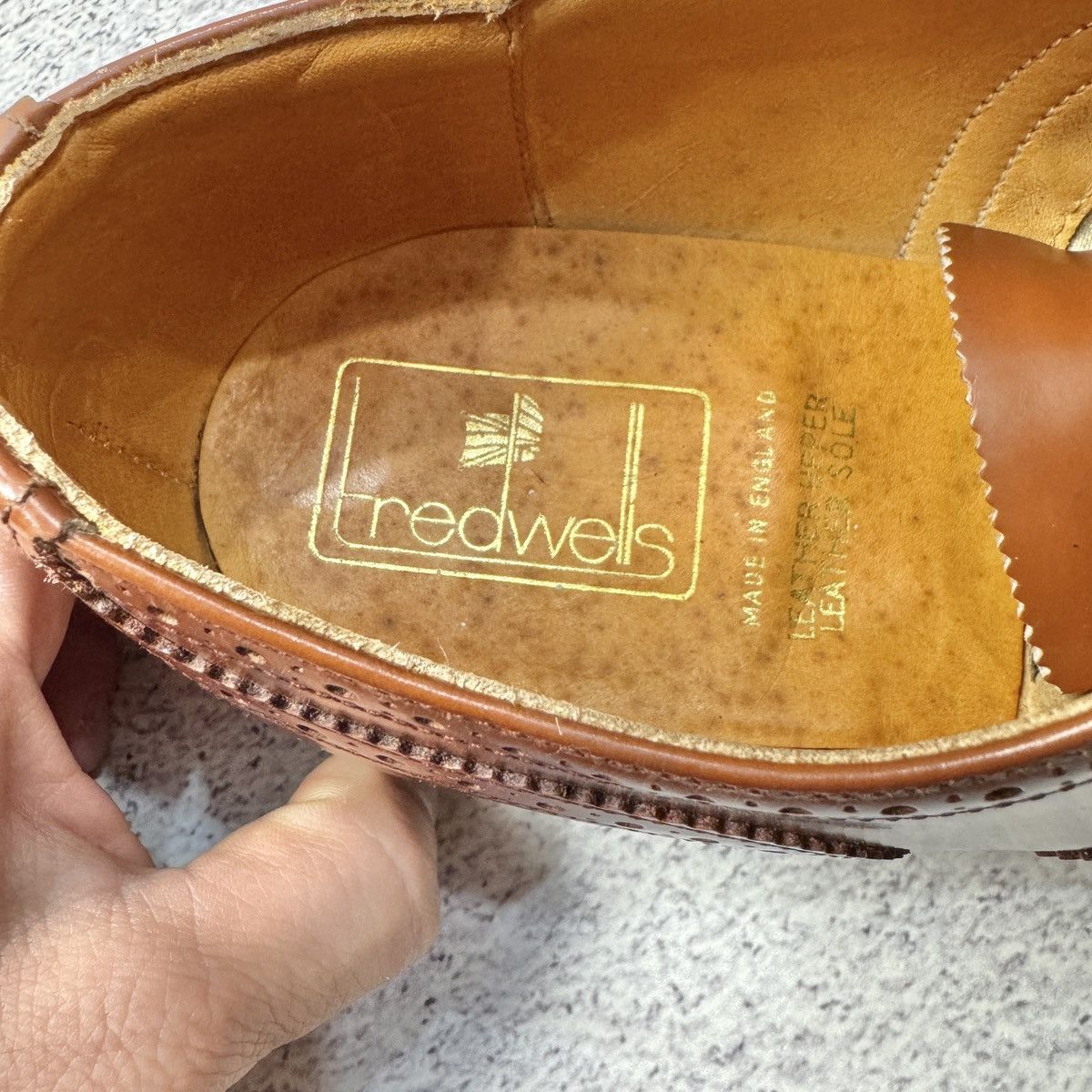 Handmade × Vintage Tredwells vintage mens oxfords brogues US10.5 UK10 EU43.5 Size US 10.5 / EU 43-44 - 17 Thumbnail