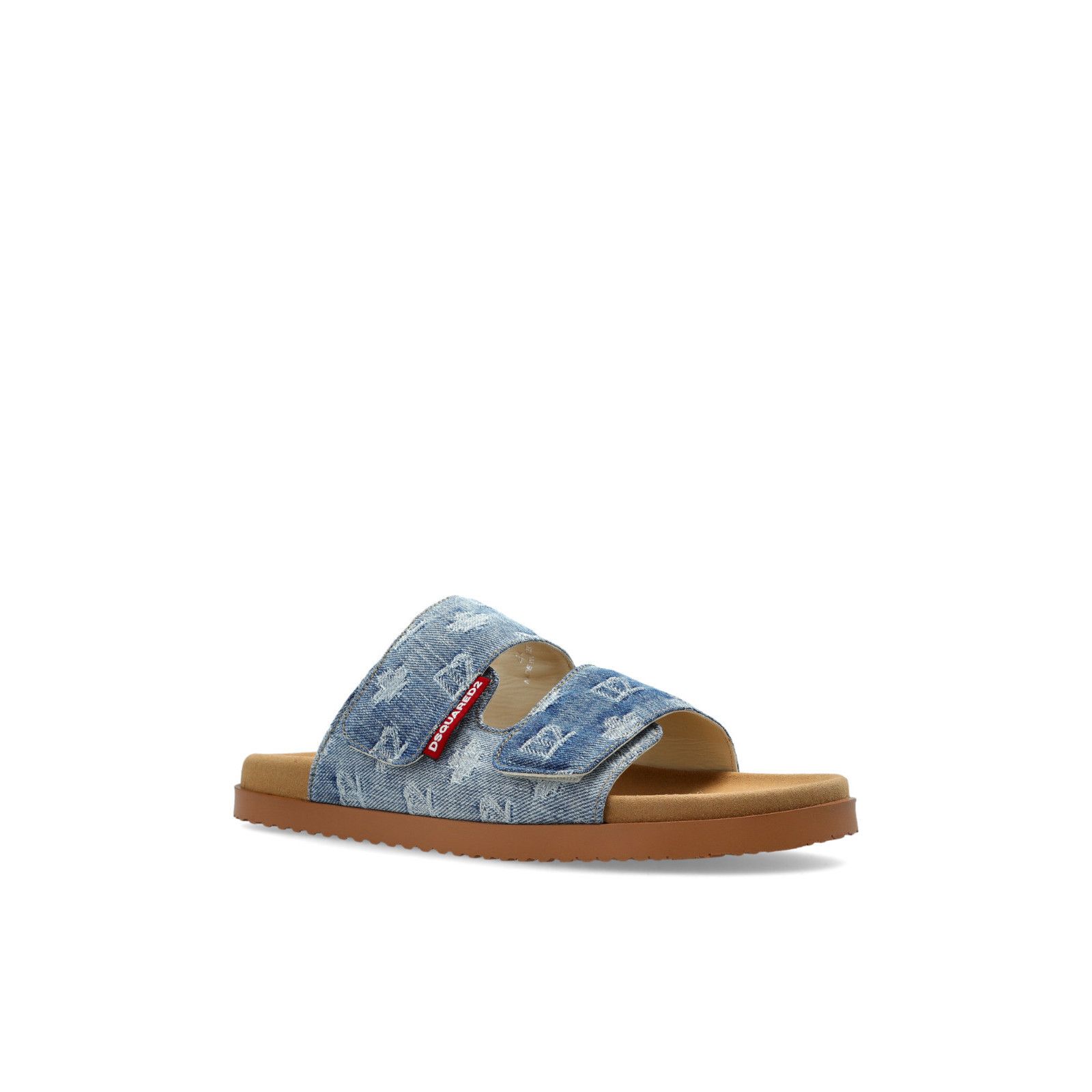Dsquared2 DSQUARED2 Blue Denim Sandals New & Authentic (Men's size:US Size US 7 / EU 40 - 2 Thumbnail