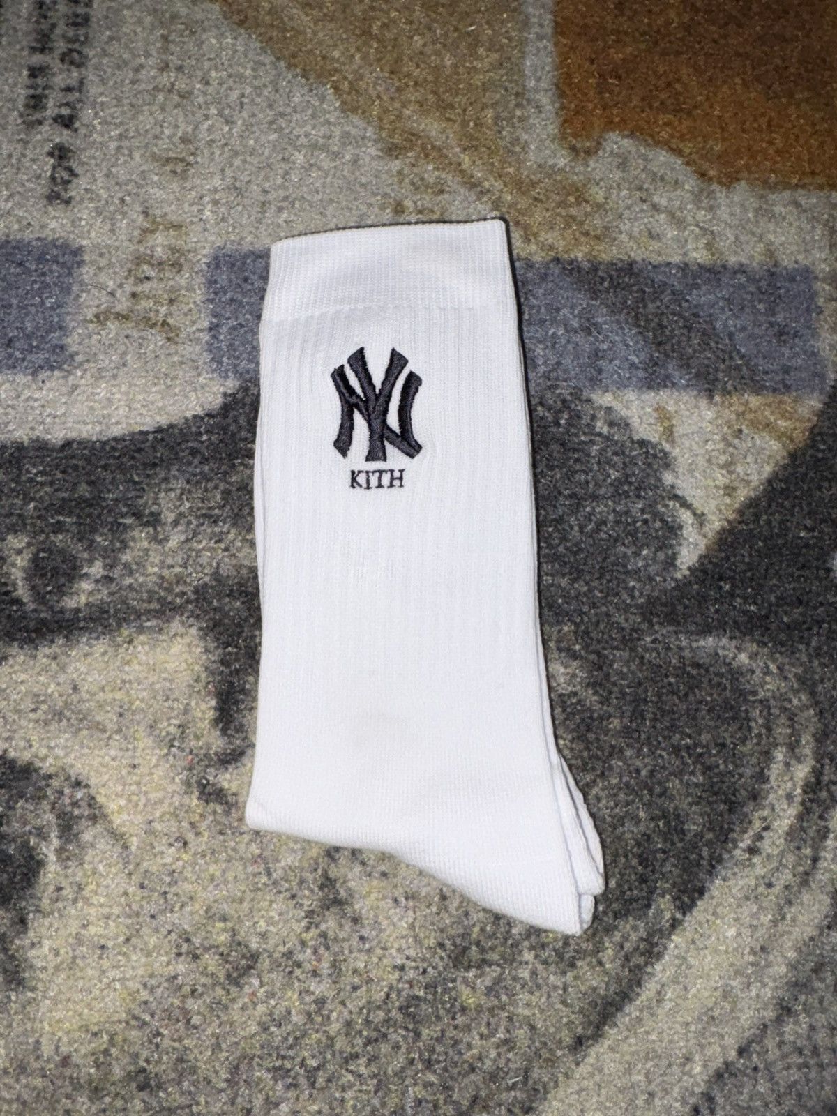 Kith × New York Yankees Kith x MLB New York Yankees Crew Socks Size ONE SIZE - 1 Thumbnail