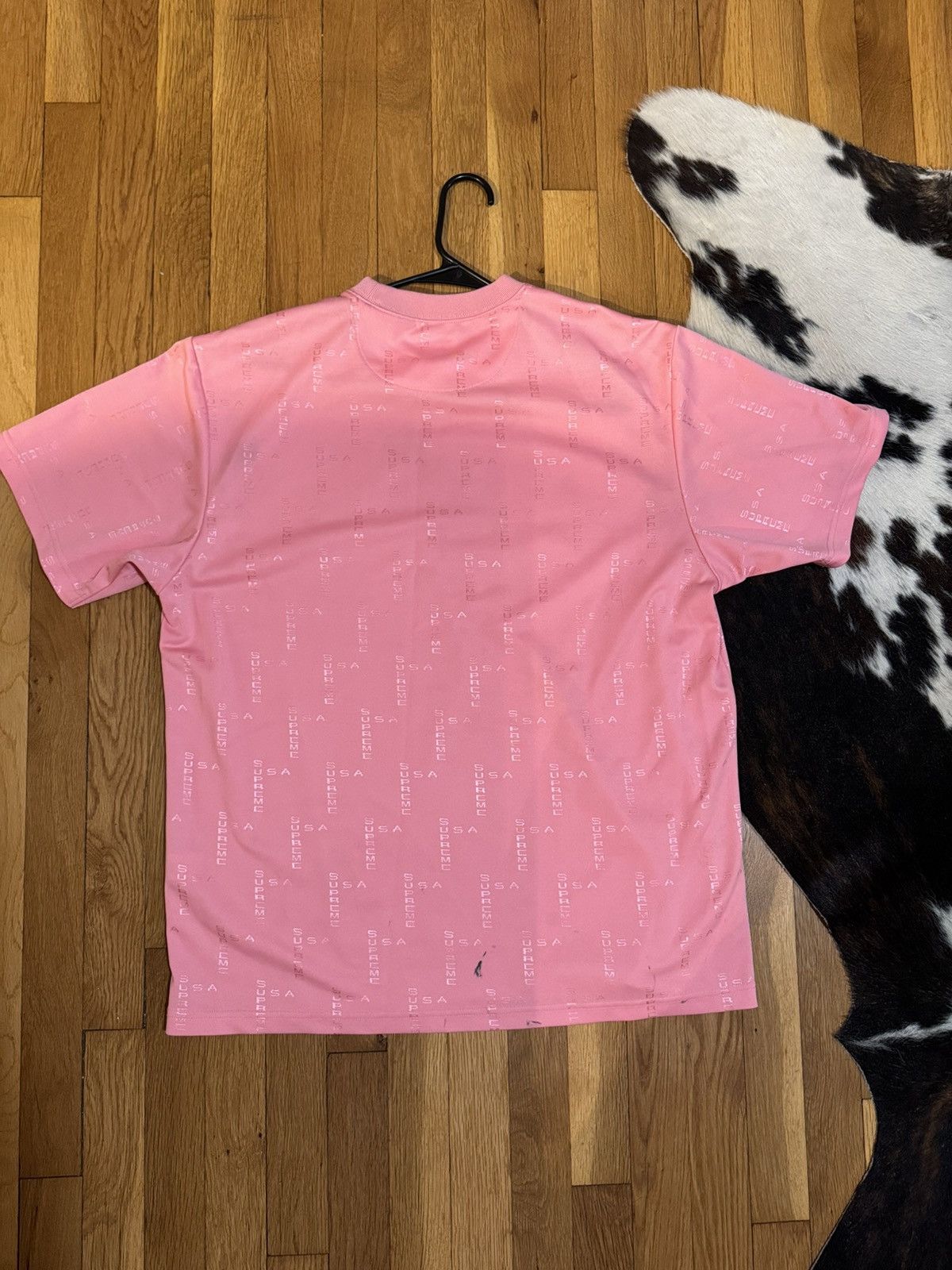 Supreme Pink Supreme 2019 Jersey Shirt Size US L / EU 52-54 / 3 - 2 Thumbnail