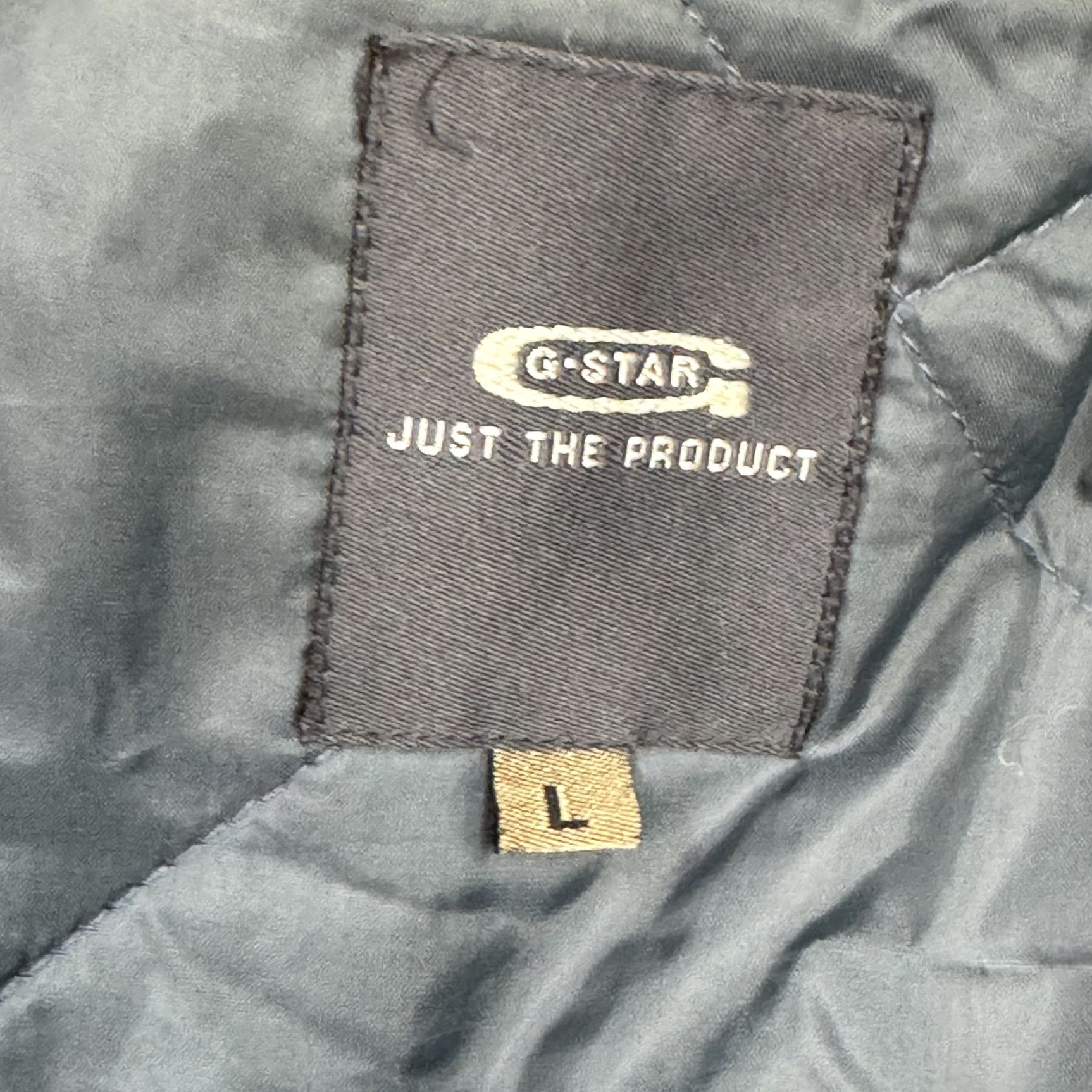 G-Star G Star Raw Jacket Mens Large Blue Denim Leski Bomber Hooded Quilt Workwear Chore Outdoor Jacket Size US L / EU 52-54 / 3 - 6 Thumbnail