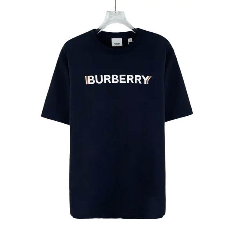 Burberry Men's Navy Cotton T-Shirt Size XS