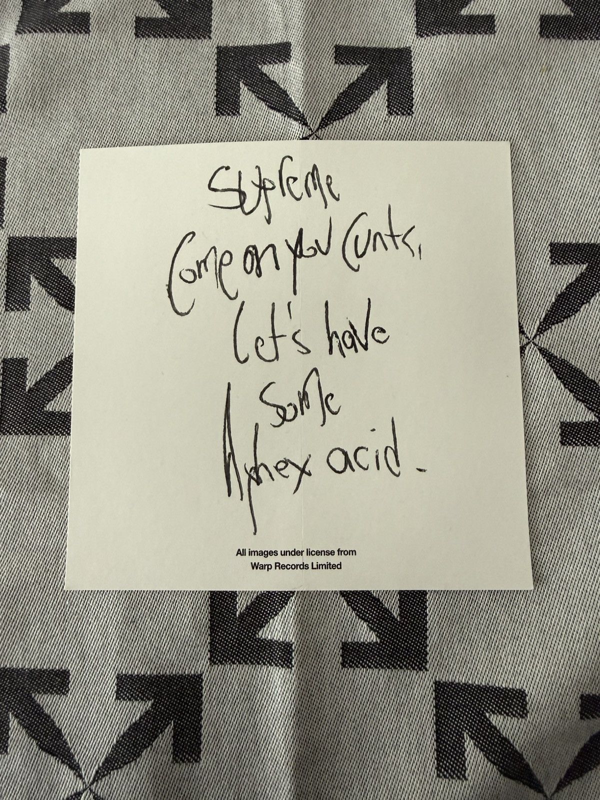 Supreme Supreme Aphex Twin Windowlicker Sticker Size ONE SIZE - 2 Thumbnail