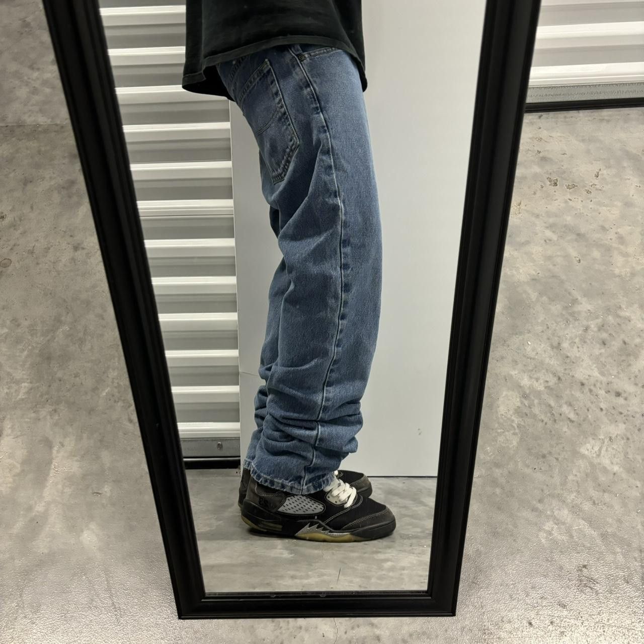 Japanese Brand × Vintage Crazy Vintage Y2K/2000s Grunge Medium Wash Essential Denim Jeans! Size US 32 / EU 48 - 2 Thumbnail
