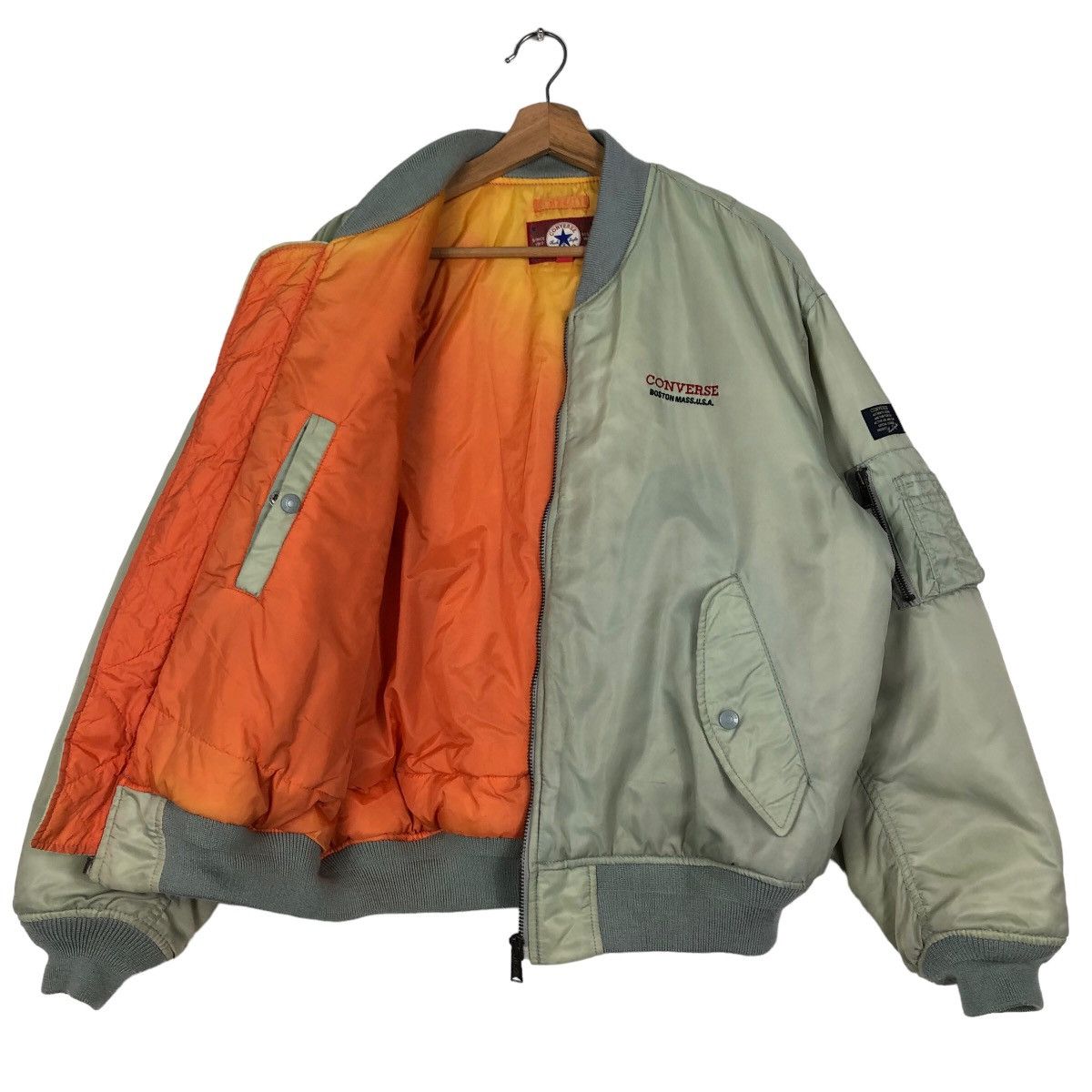 Japanese Brand 🔥90’s Riot Riot Vintage Bomber Jacket Converse Buston Mass Size US L / EU 52-54 / 3 - 9 Thumbnail