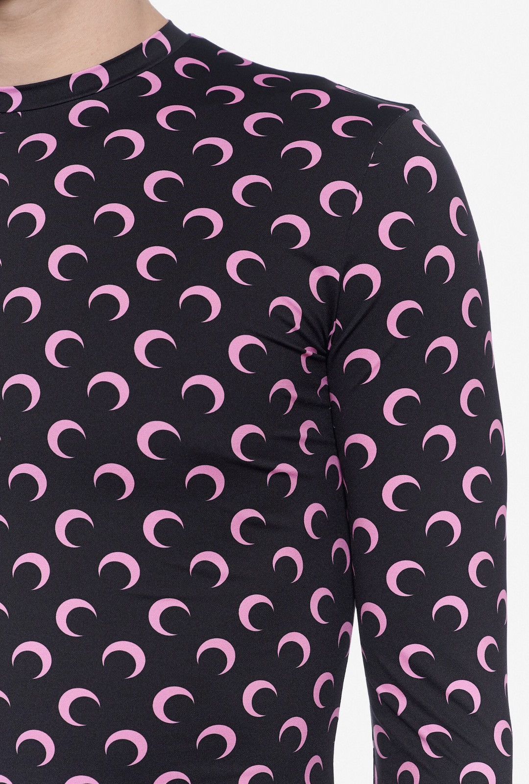 Marine Serre Marine Serre Moon-Print Jersey Long-Sleeve Top Size US S / EU 44-46 / 1 - 3 Thumbnail