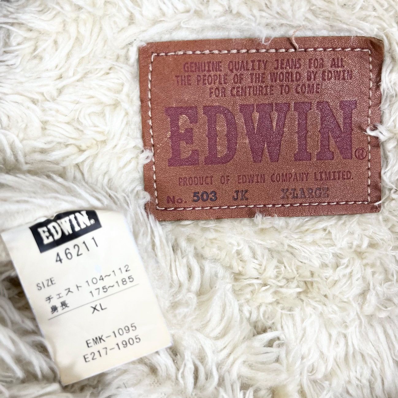 Edwin Edwin Corduroy Sherpa Jacket Wrange Coat Size US M / EU 48-50 / 2 - 8 Thumbnail