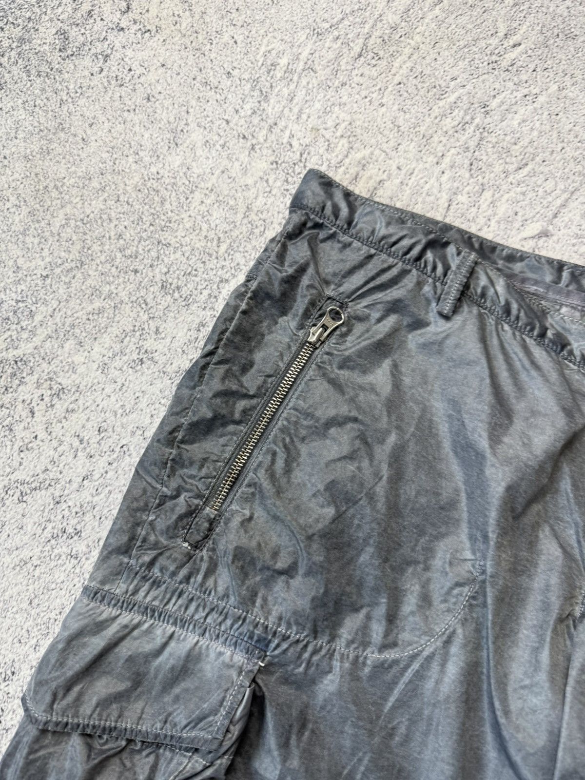 Vintage David Mayer Noman Nylon Metal cargo Shorts Stone Island Styl Size US 32 / EU 48 - 5 Thumbnail
