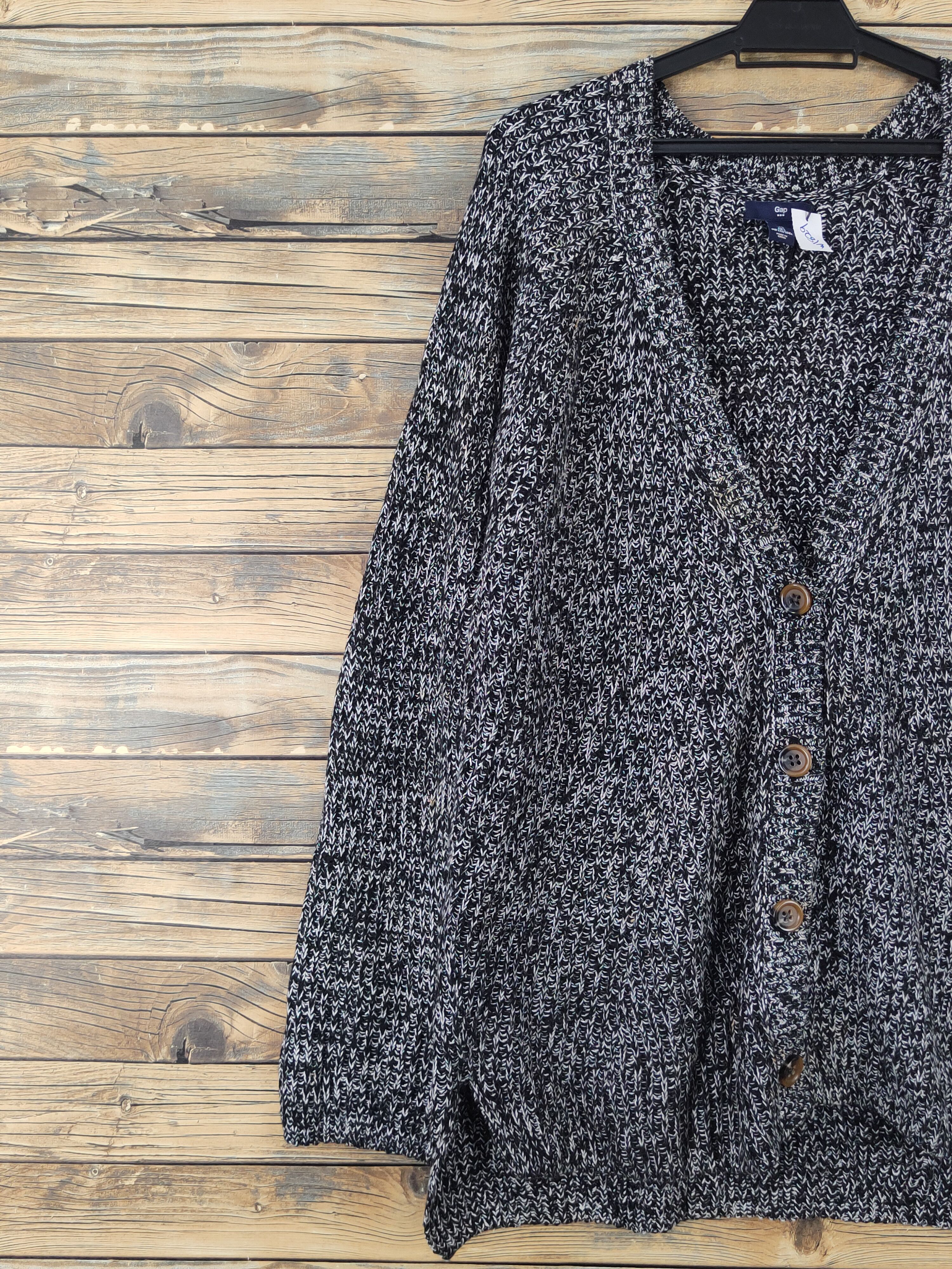 Gap Gap Black Knitwear Cardigan #W1829 Size US L / EU 52-54 / 3 - 3 Thumbnail