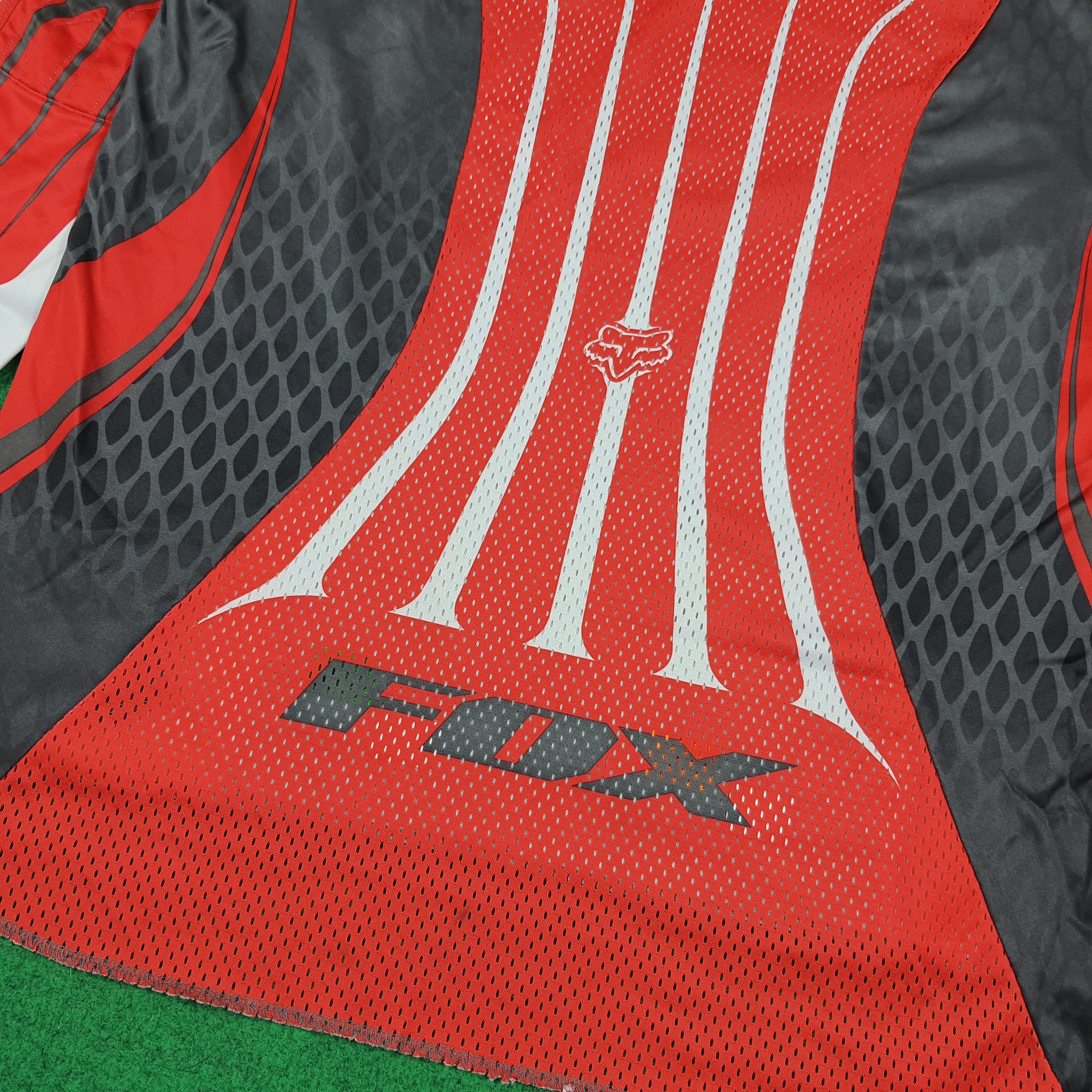 Fox Racing Vintage Fox Racing Motorsports Jersey C285N69 Size US XL / EU 56 / 4 - 4 Thumbnail