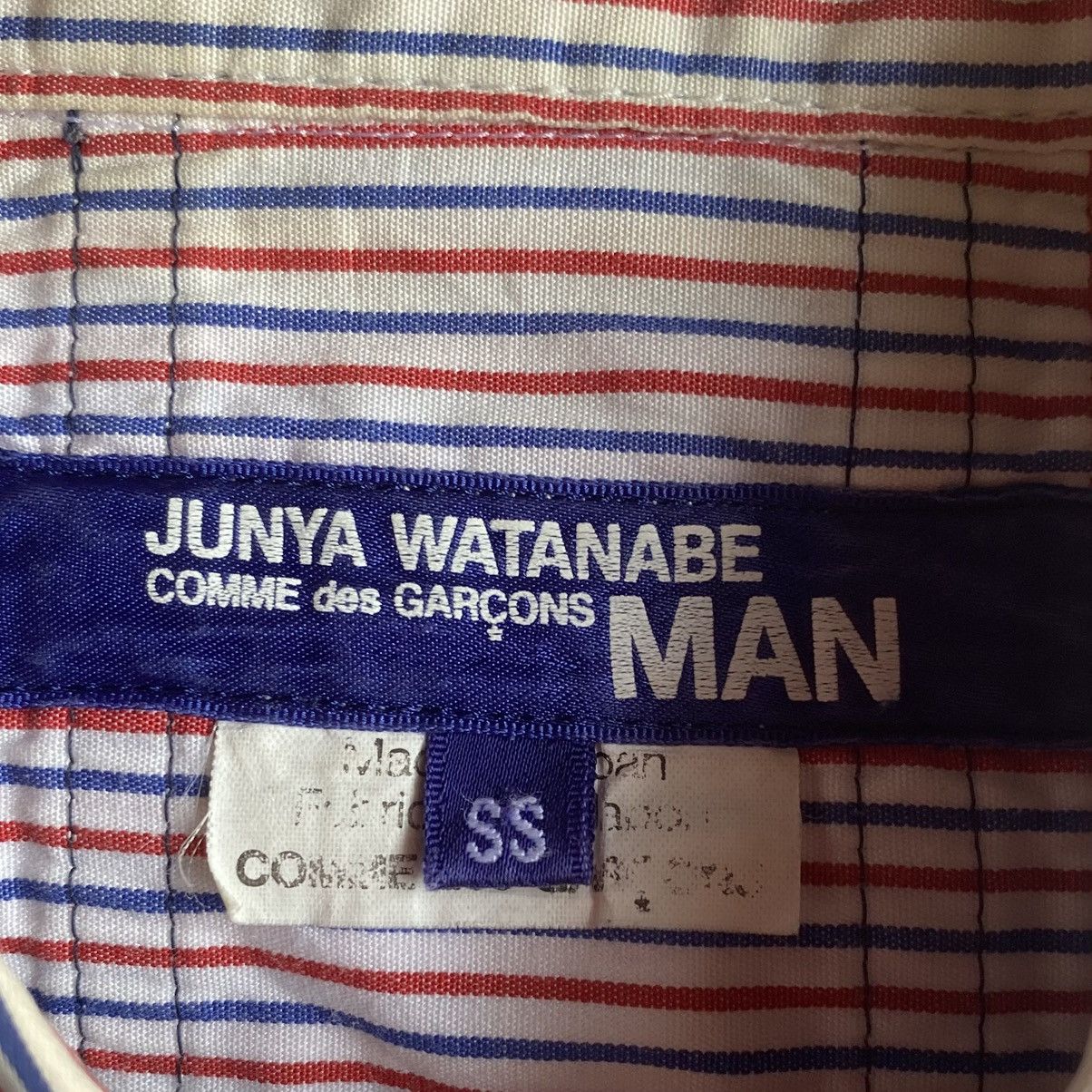 Junya Watanabe SS07 Tapes Stripes Shirt Size US S / EU 44-46 / 1 - 5 Thumbnail