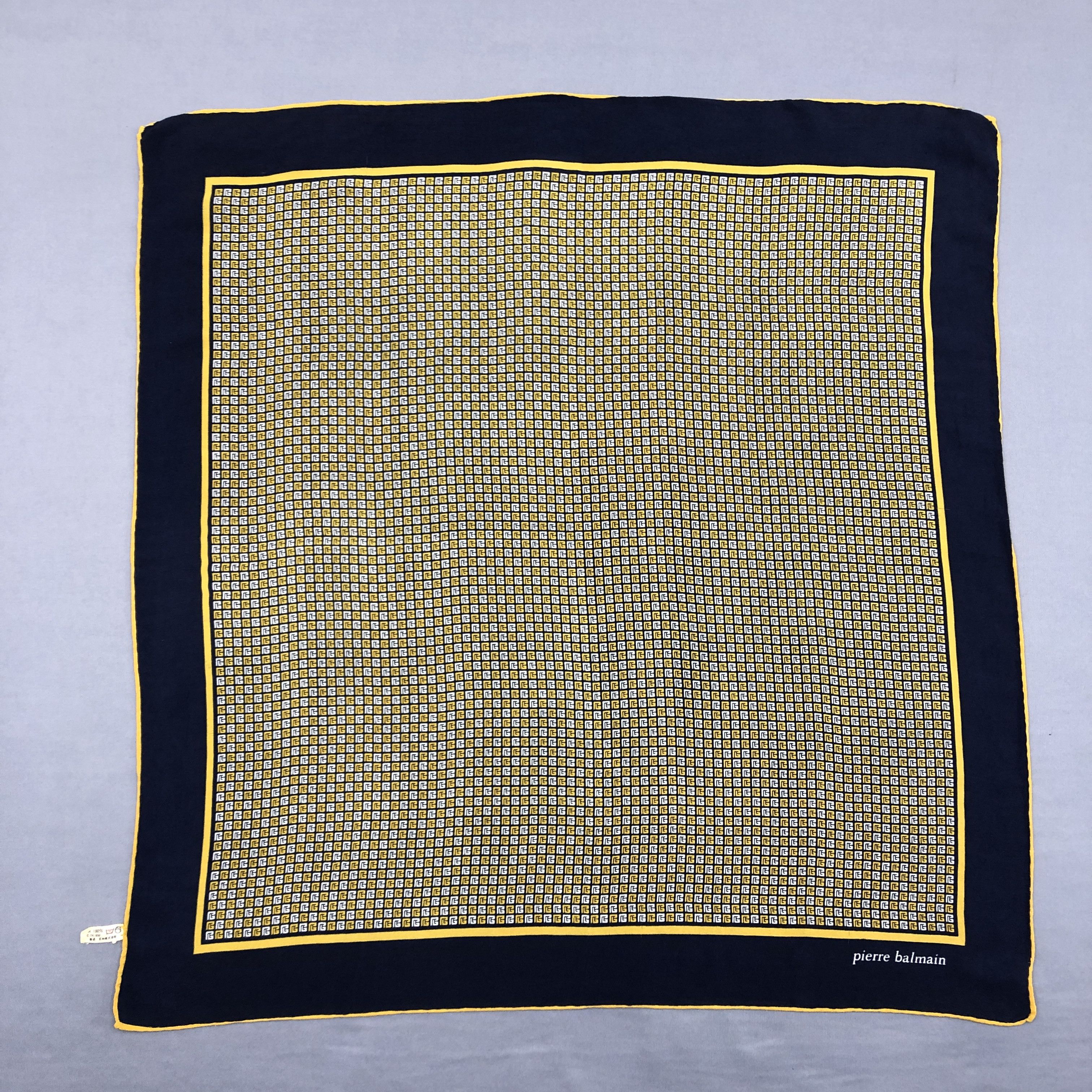 Pierre Balmain Vintage Pierre Balmain SILK Scarf Twill Stole Wraps Scarves Size ONE SIZE - 1 Thumbnail