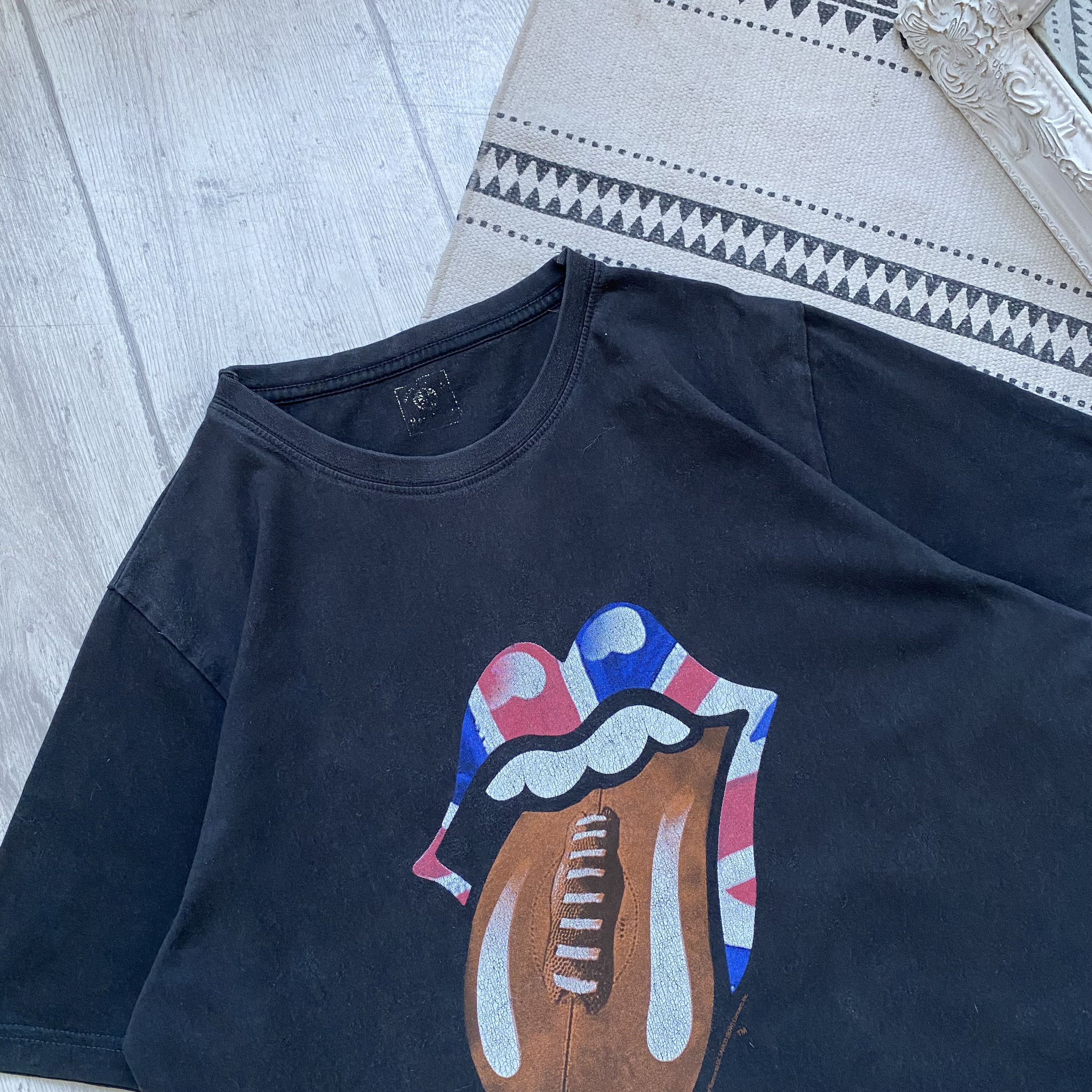 Band Tees 🎸 Vintage Faded The Rolling Stones tour tee Y2K rock Size US XL / EU 56 / 4 - 4 Thumbnail