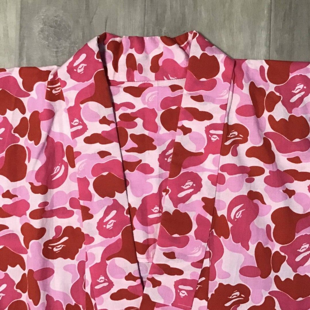 Bape 2001 BAPE Japanese Yukata ABC camo Pink Kimono a bathing ape Size S / US 4 / IT 40 - 2 Thumbnail