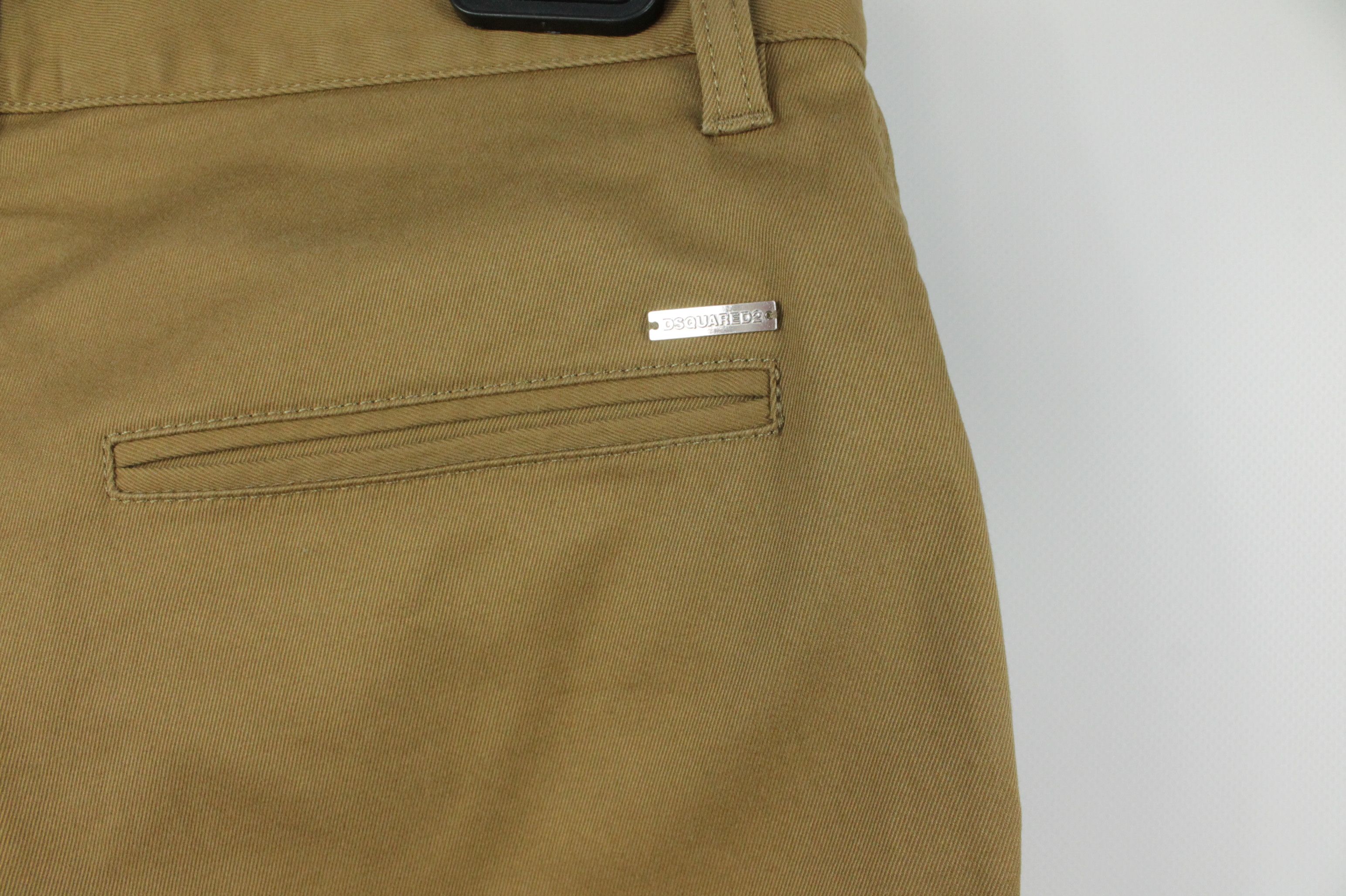 Dsquared2 Dsquared2 Stretch Twill Cotton Cropped Chino Pants Women's Size 27" / US 4 / IT 40 - 9 Thumbnail