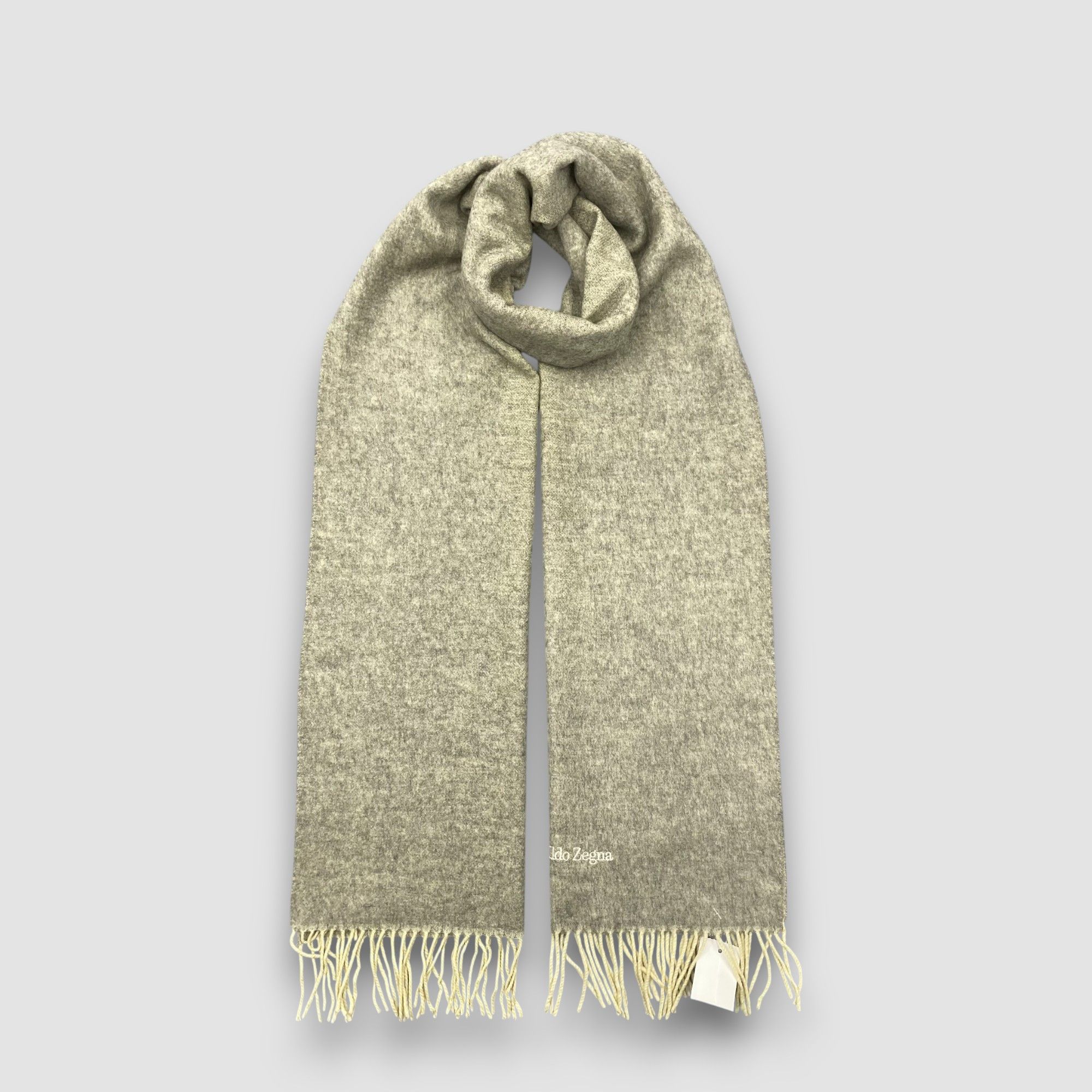 Ermenegildo Zegna Vintage Ermenegildo Zegna Scarf Muffler Wool Winter Scarves Size ONE SIZE - 1 Thumbnail